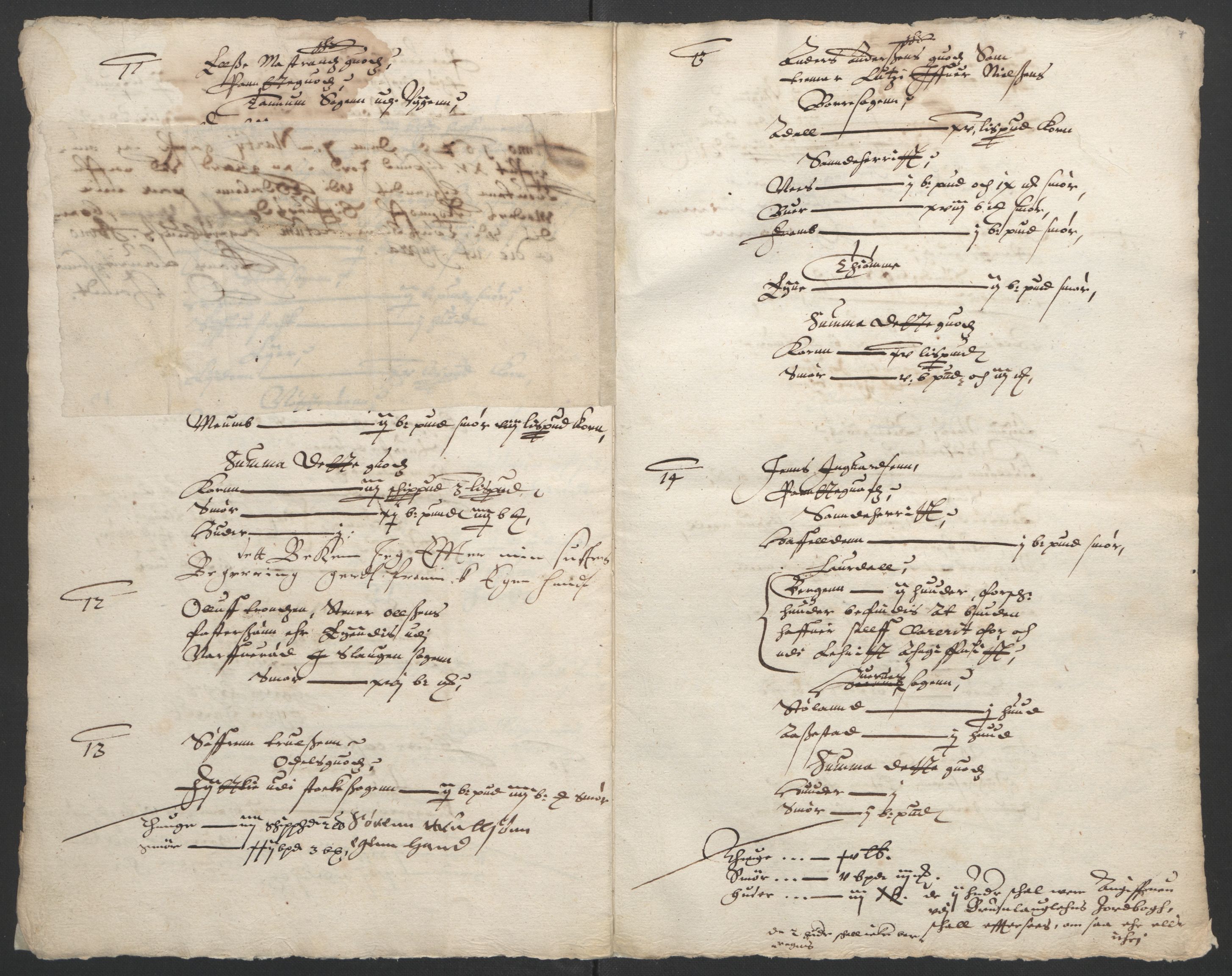 Stattholderembetet 1572-1771, AV/RA-EA-2870/Ek/L0009/0001: Jordebøker til utlikning av rosstjeneste 1624-1626: / Odelsjordebøker for noen vikværske len, 1624-1626, p. 204