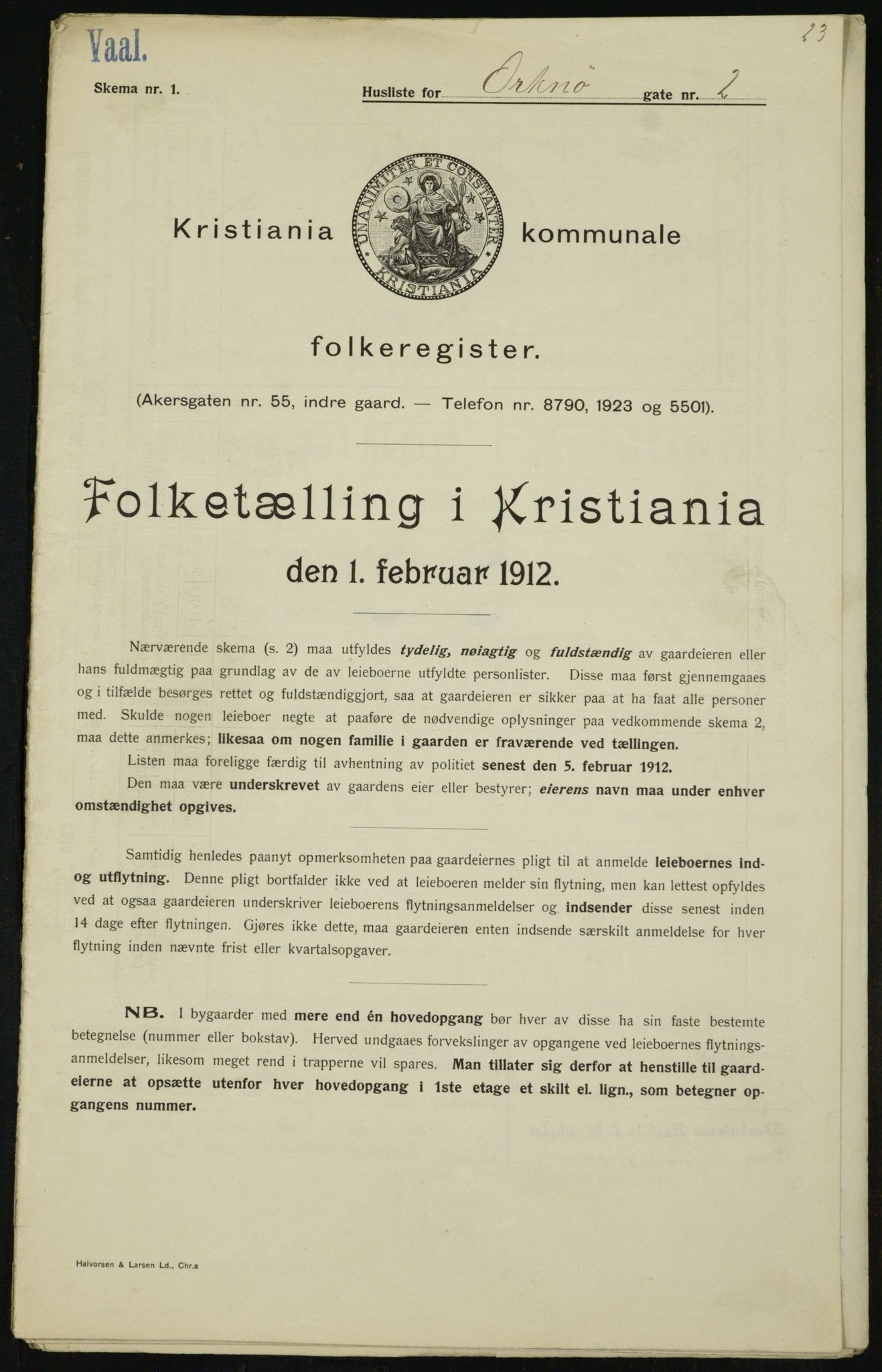 OBA, Municipal Census 1912 for Kristiania, 1912, p. 76473