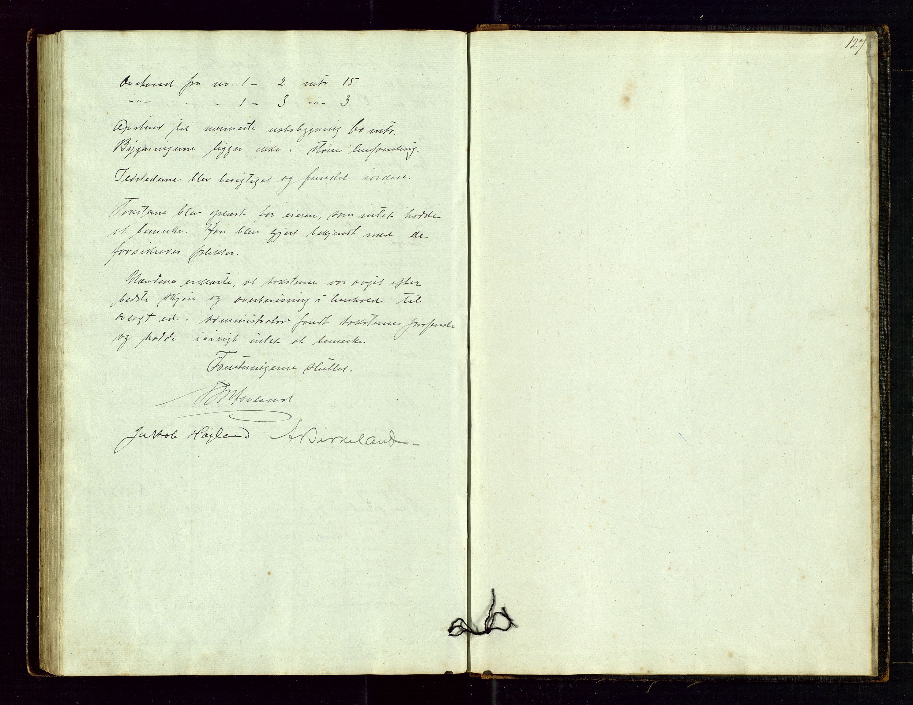 Helleland lensmannskontor, AV/SAST-A-100209/Goa/L0001: "Brandtaxations-Protocol for Hetlands Thinglag", 1847-1920, p. 126b-127a