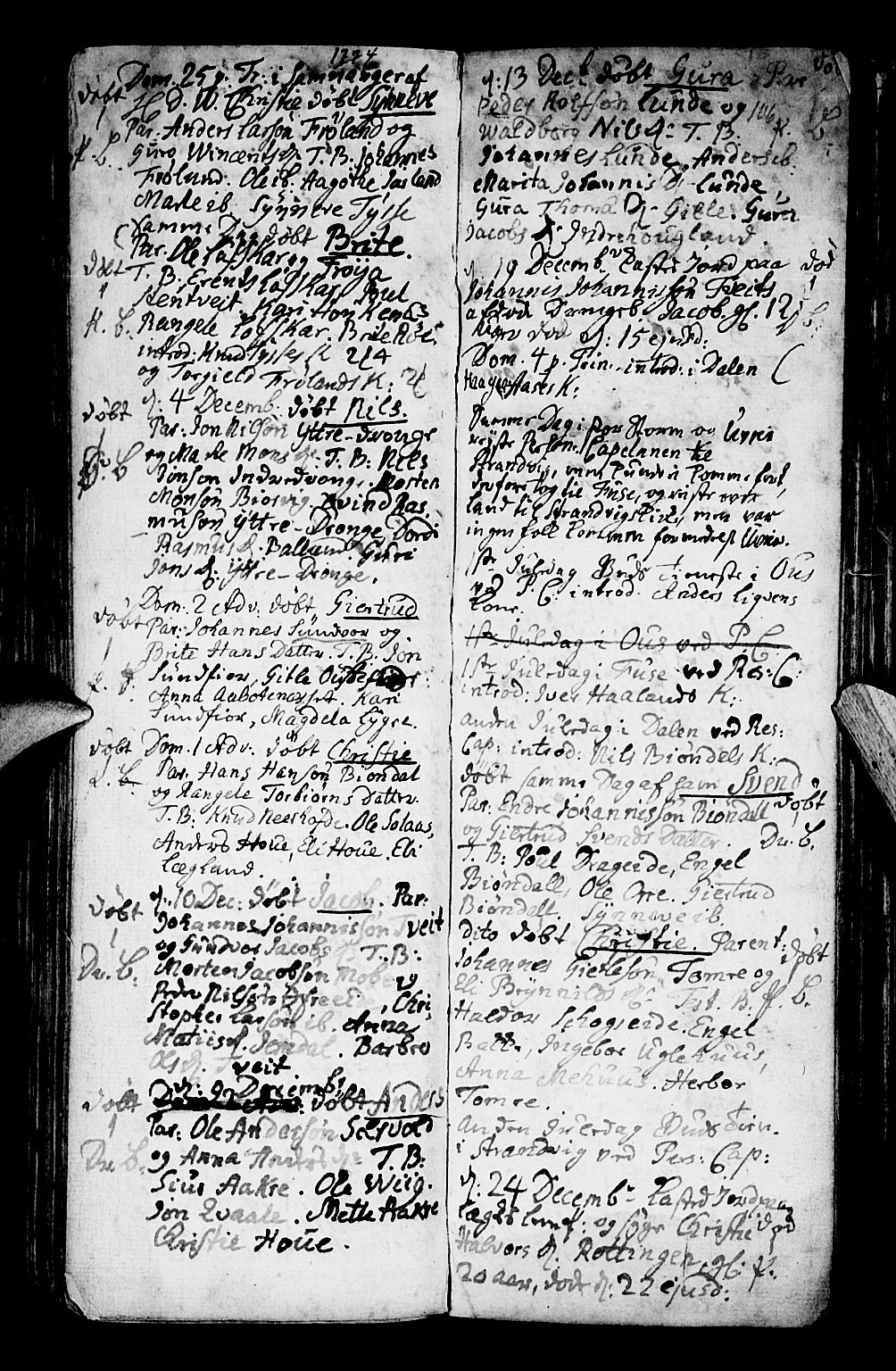 Os sokneprestembete, AV/SAB-A-99929: Parish register (official) no. A 9, 1766-1779, p. 106