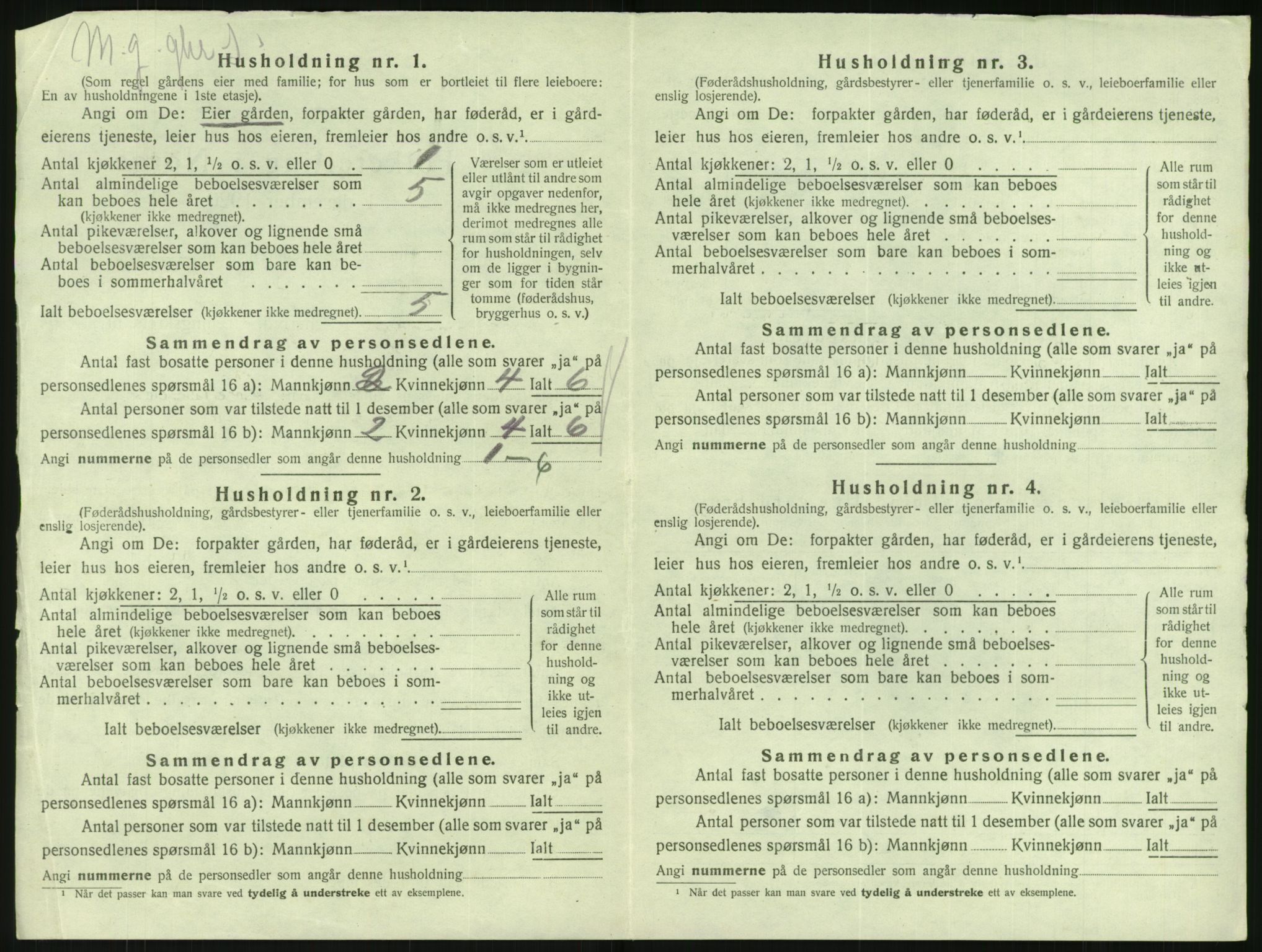 SAK, 1920 census for Søndeled, 1920, p. 152