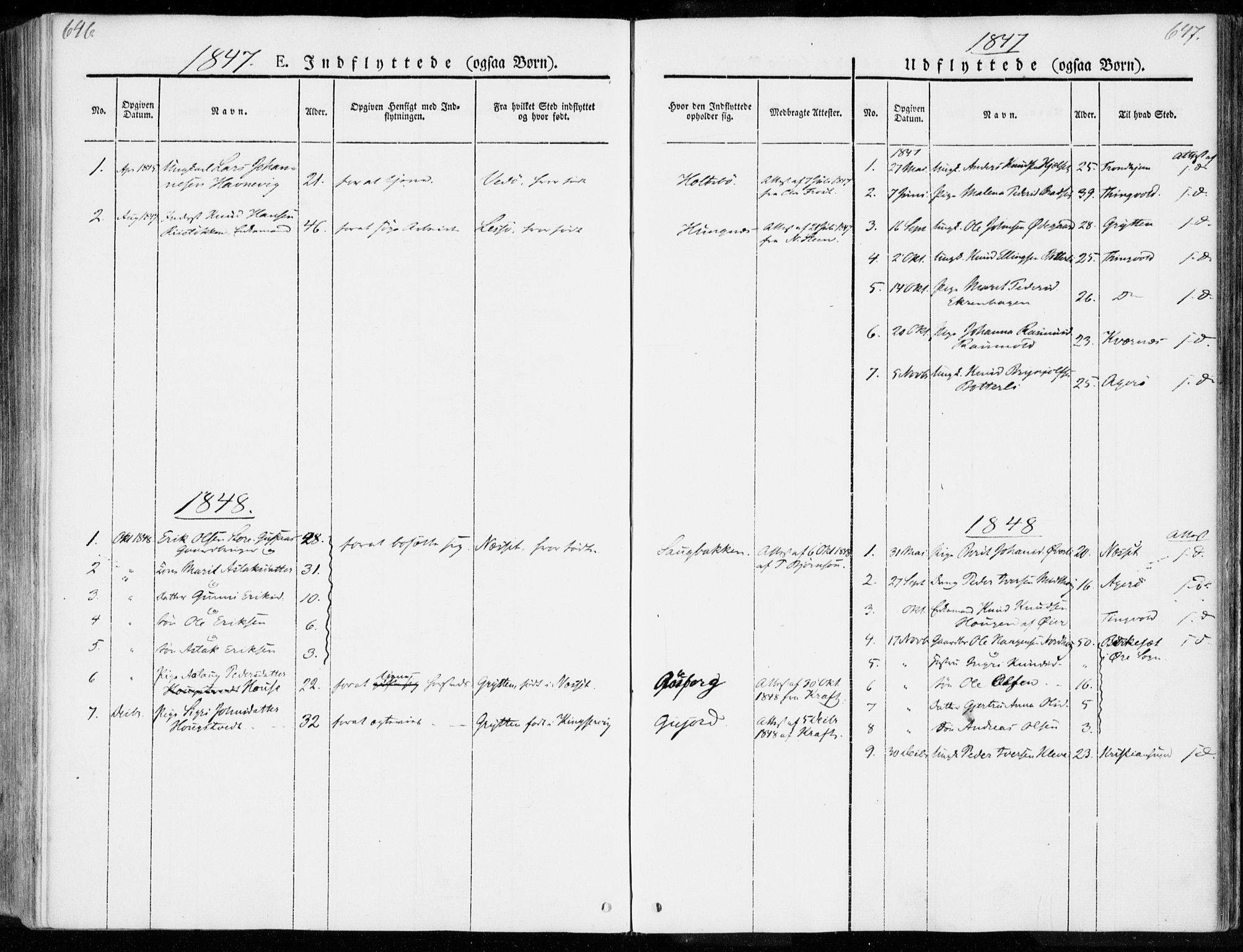 Ministerialprotokoller, klokkerbøker og fødselsregistre - Møre og Romsdal, SAT/A-1454/557/L0680: Parish register (official) no. 557A02, 1843-1869, p. 646-647