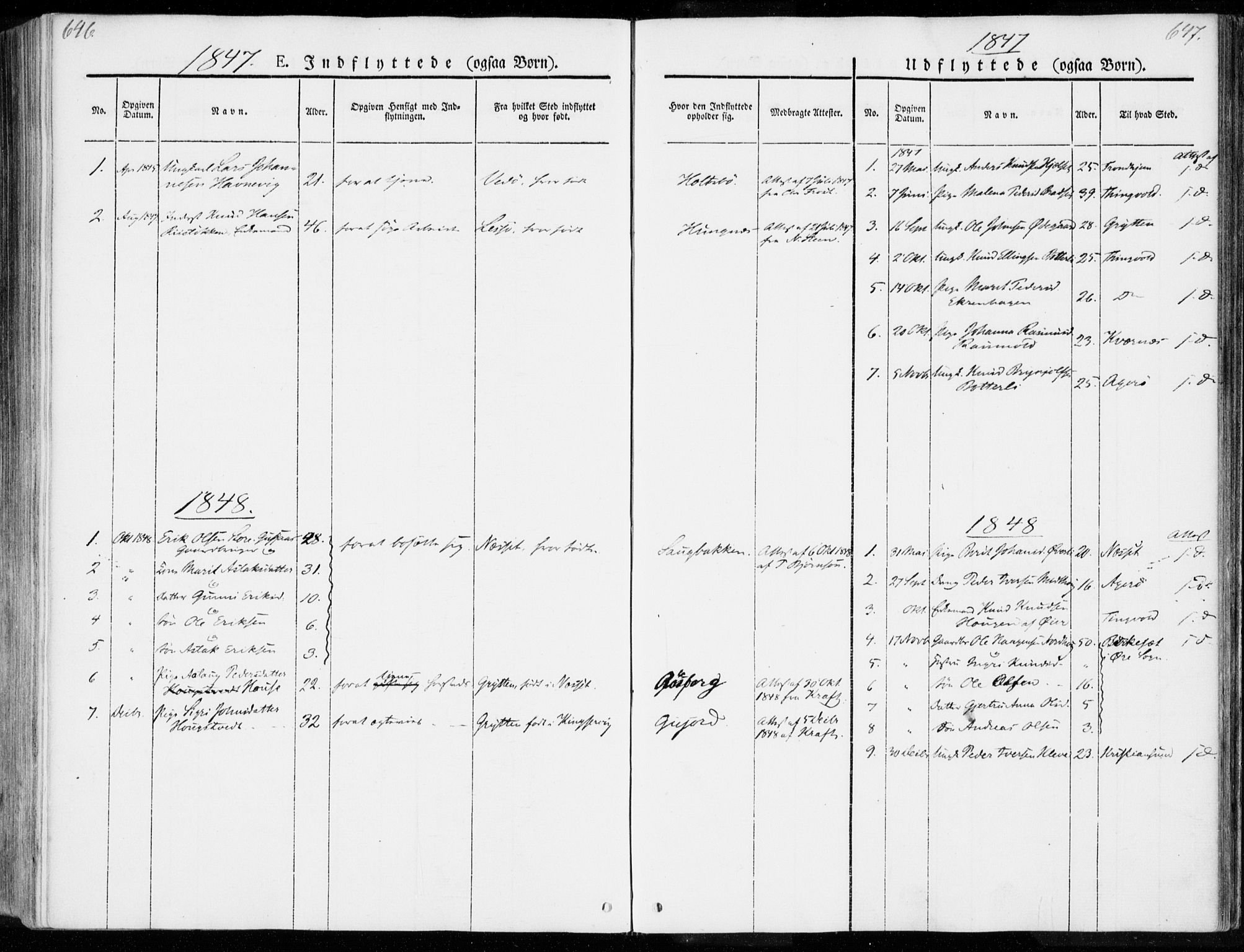 Ministerialprotokoller, klokkerbøker og fødselsregistre - Møre og Romsdal, AV/SAT-A-1454/557/L0680: Parish register (official) no. 557A02, 1843-1869, p. 646-647