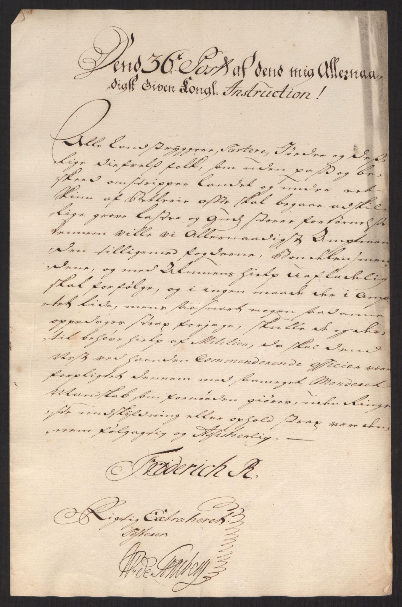 Kommanderende general (KG I) med Det norske krigsdirektorium, AV/RA-EA-5419/D/L0060: Stattholderens, stiftamtmenns og amtmenns brev, 1720-1730, p. 264