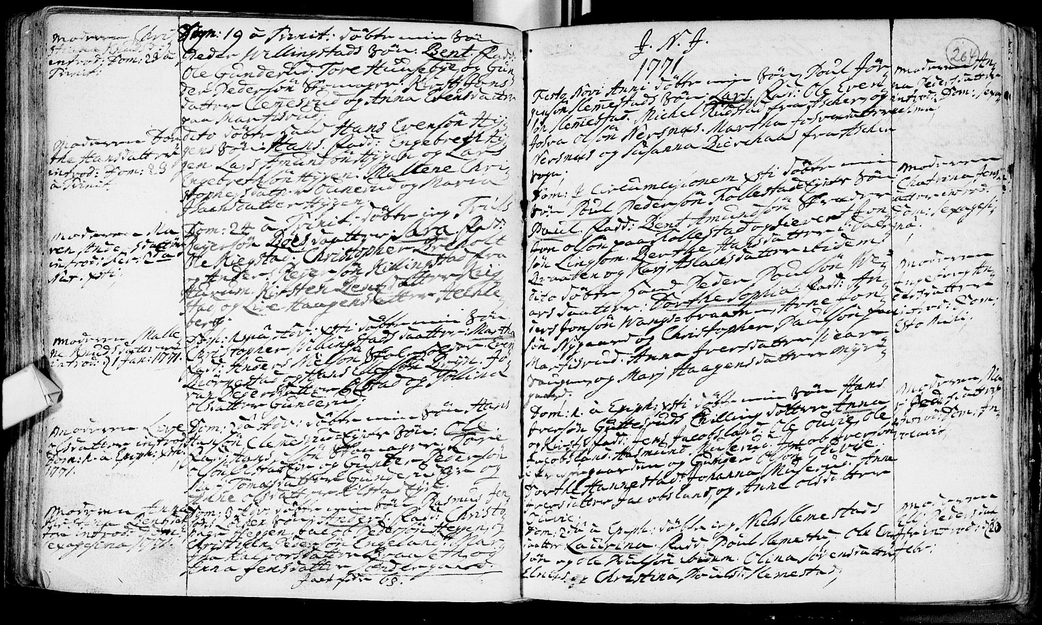 Røyken kirkebøker, AV/SAKO-A-241/F/Fa/L0002: Parish register (official) no. 2, 1731-1782, p. 264