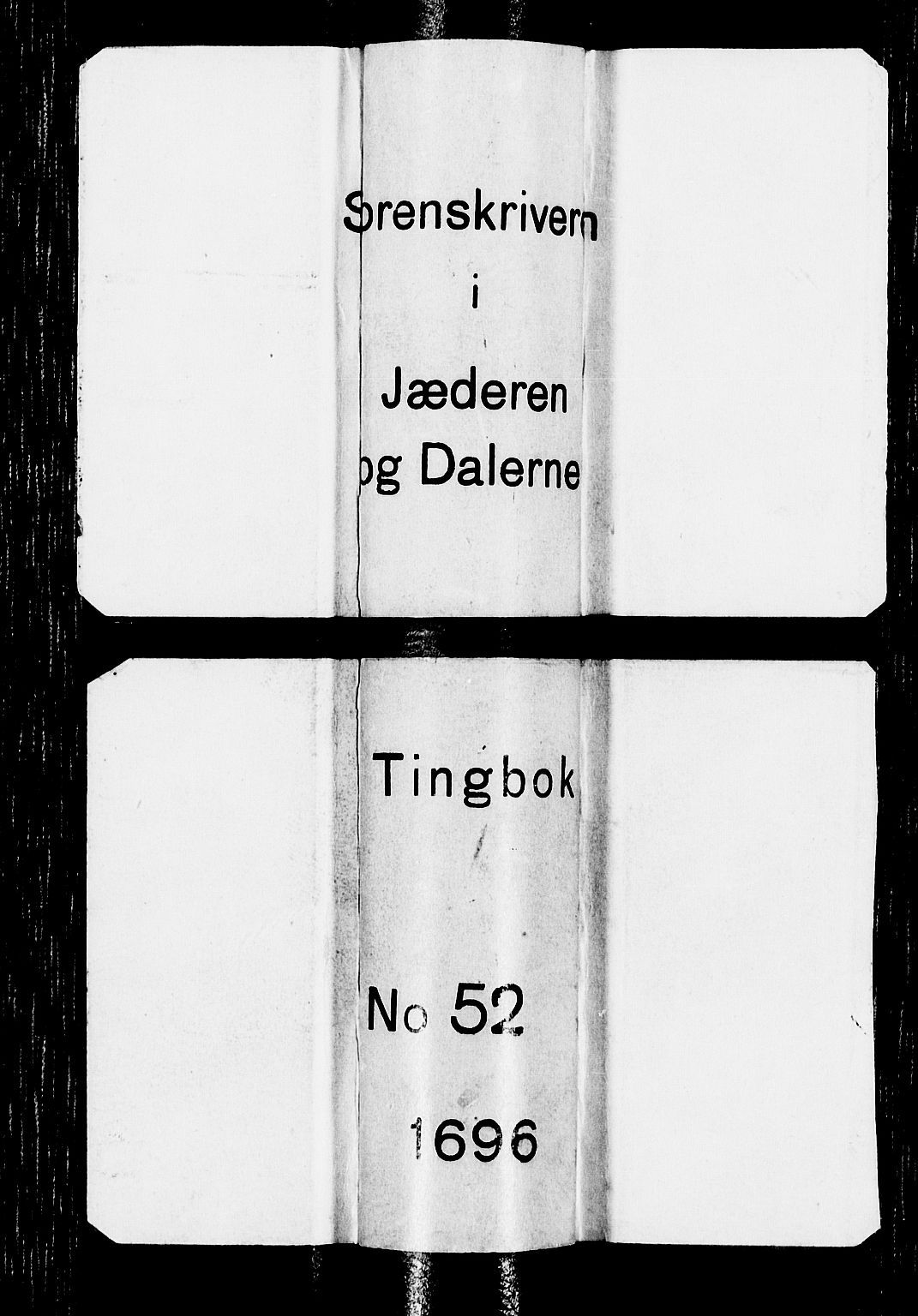 Jæren og Dalane sorenskriveri, AV/SAST-A-100306/3/30/30BA/L0052: TINGBOK, 1696