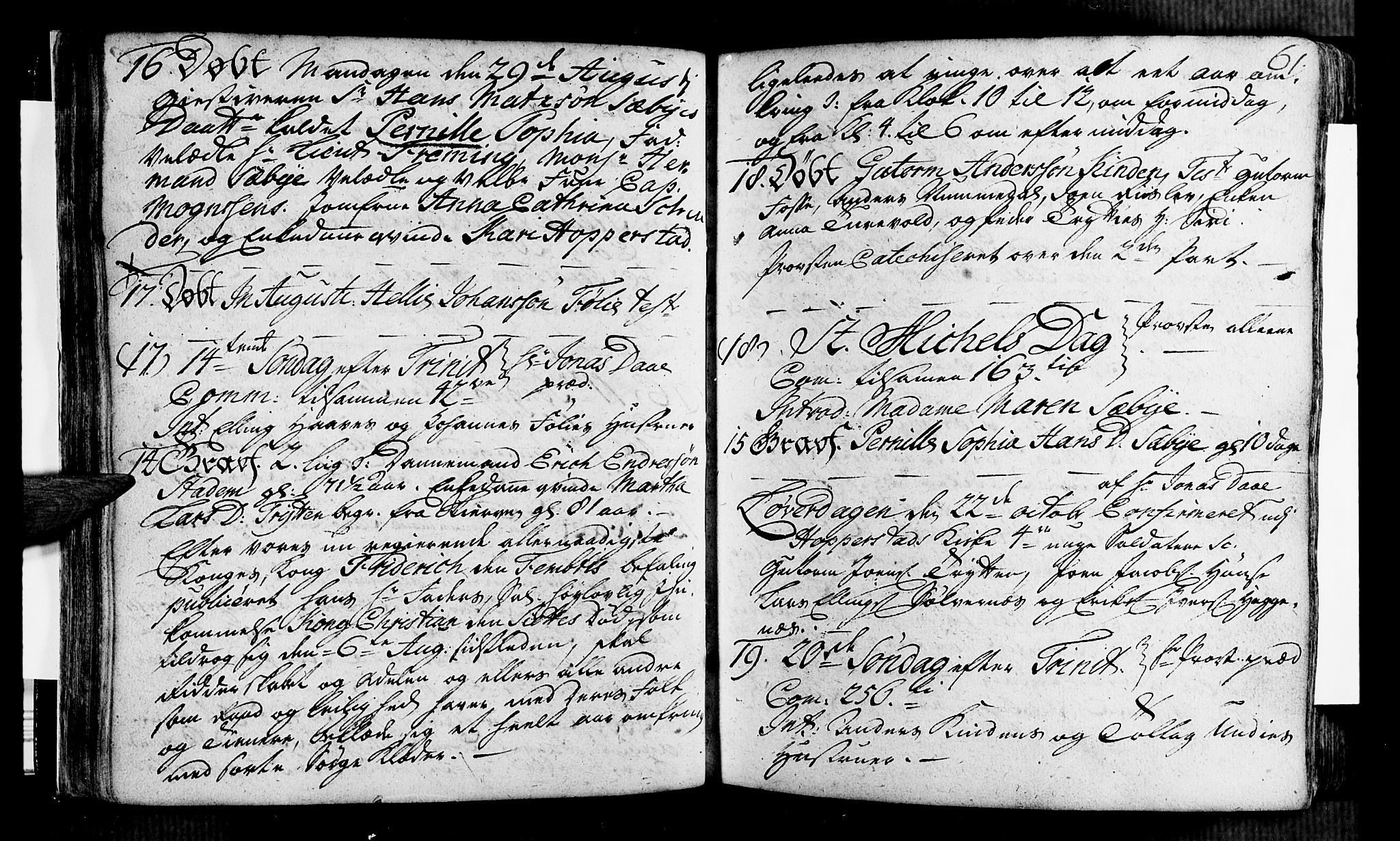 Vik sokneprestembete, AV/SAB-A-81501/H/Haa/Haaa/L0002: Parish register (official) no. A 2 / 1, 1740-1757, p. 61