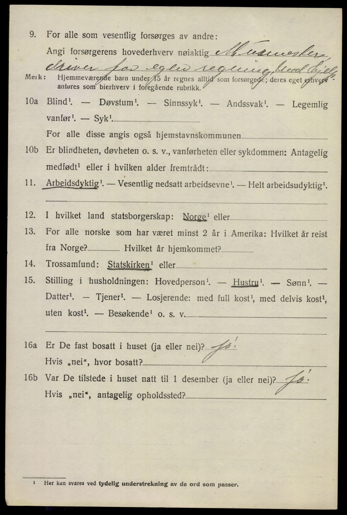 SAO, 1920 census for Nannestad, 1920, p. 1624