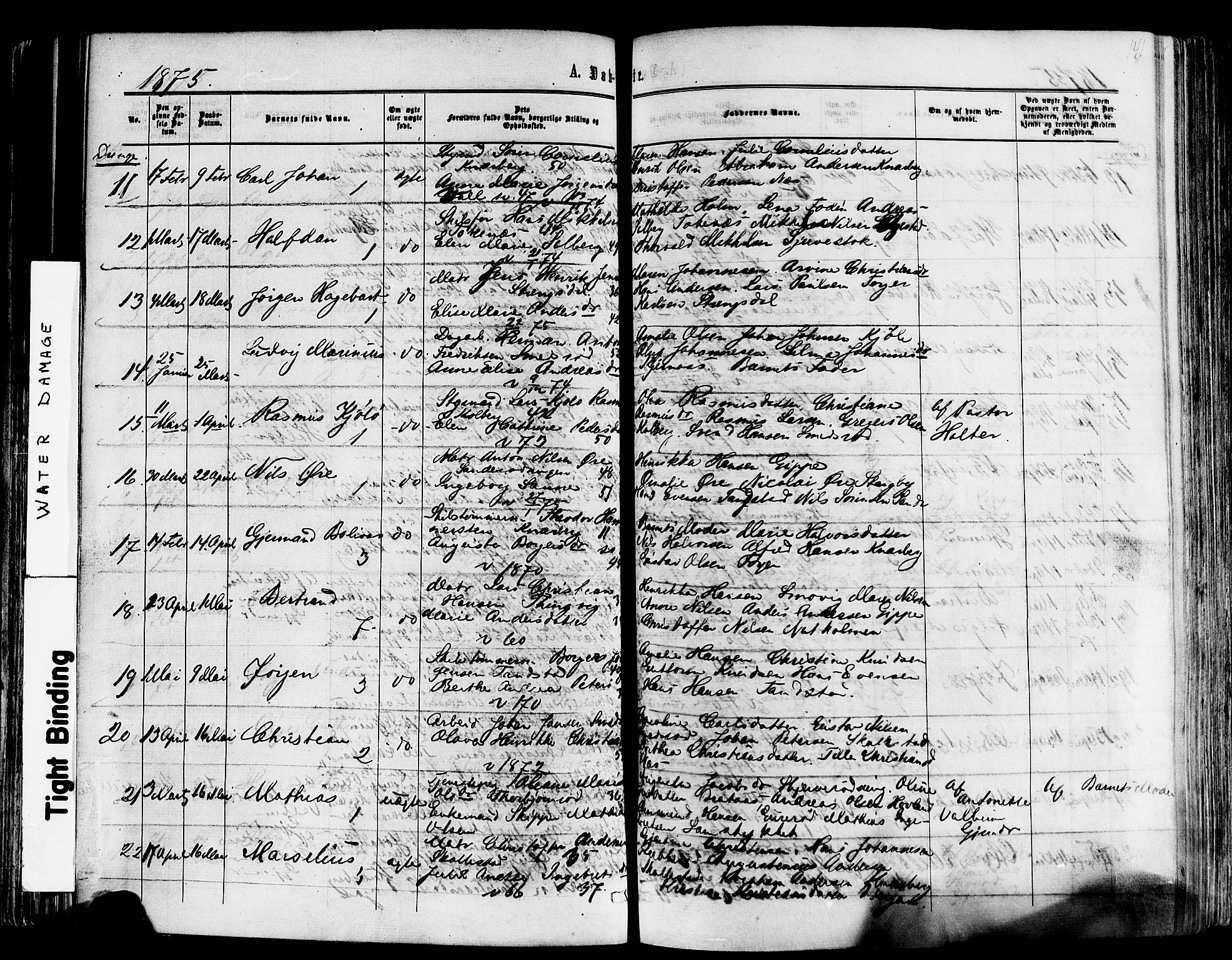 Nøtterøy kirkebøker, AV/SAKO-A-354/F/Fa/L0007: Parish register (official) no. I 7, 1865-1877, p. 141