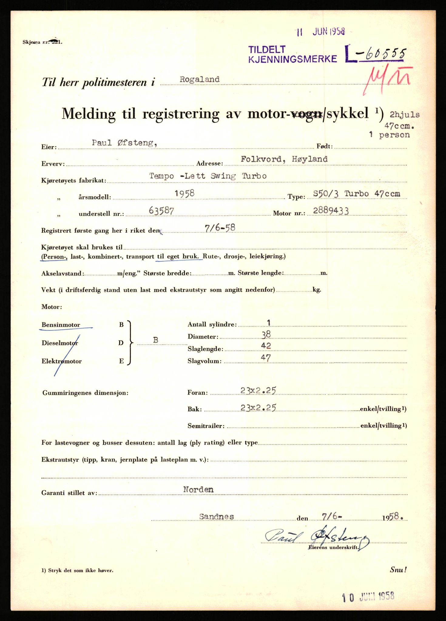 Stavanger trafikkstasjon, AV/SAST-A-101942/0/F/L0059: L-60000 - L-60699, 1930-1971, p. 1679