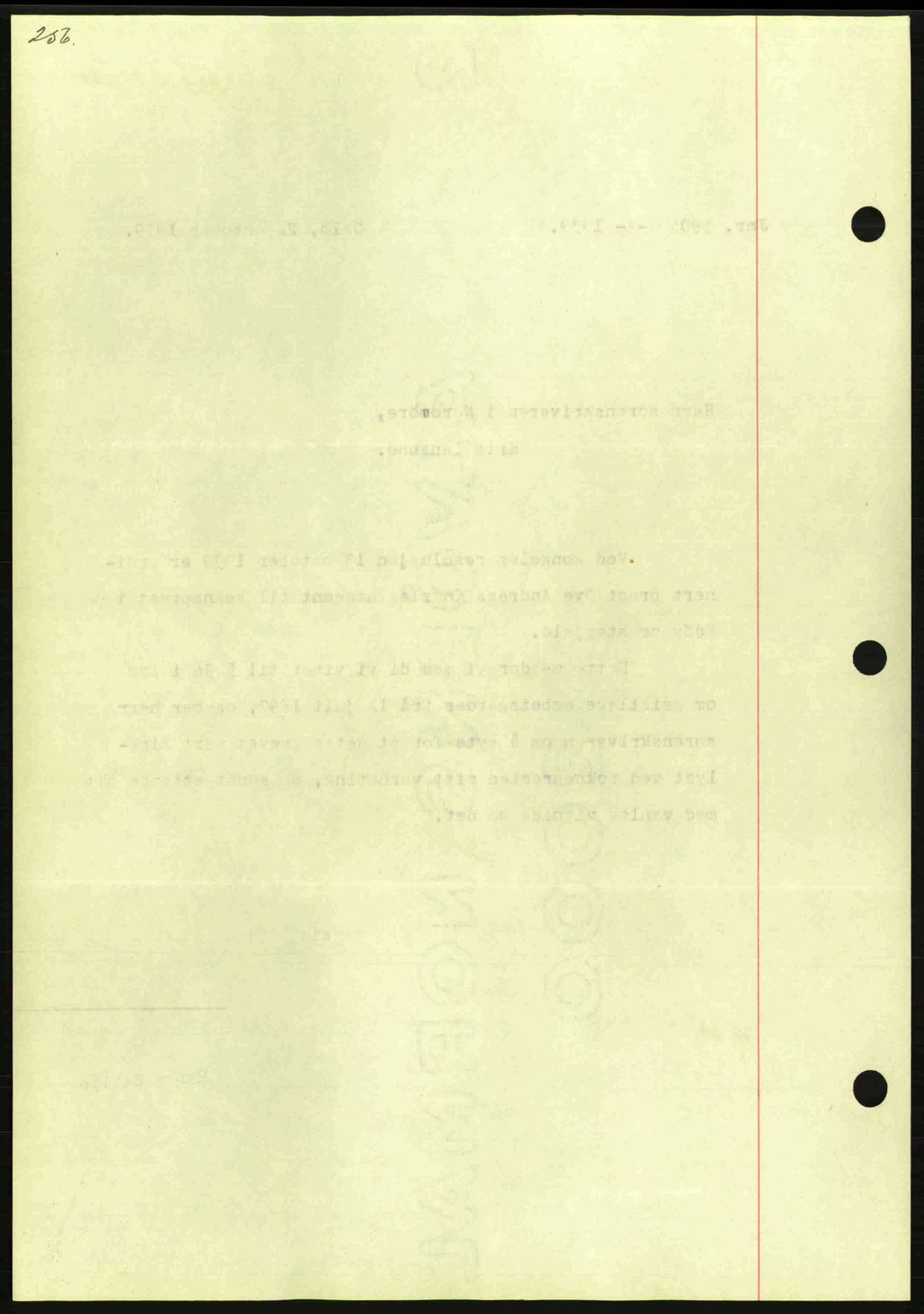 Nordmøre sorenskriveri, AV/SAT-A-4132/1/2/2Ca: Mortgage book no. B86, 1939-1940, Diary no: : 3130/1939