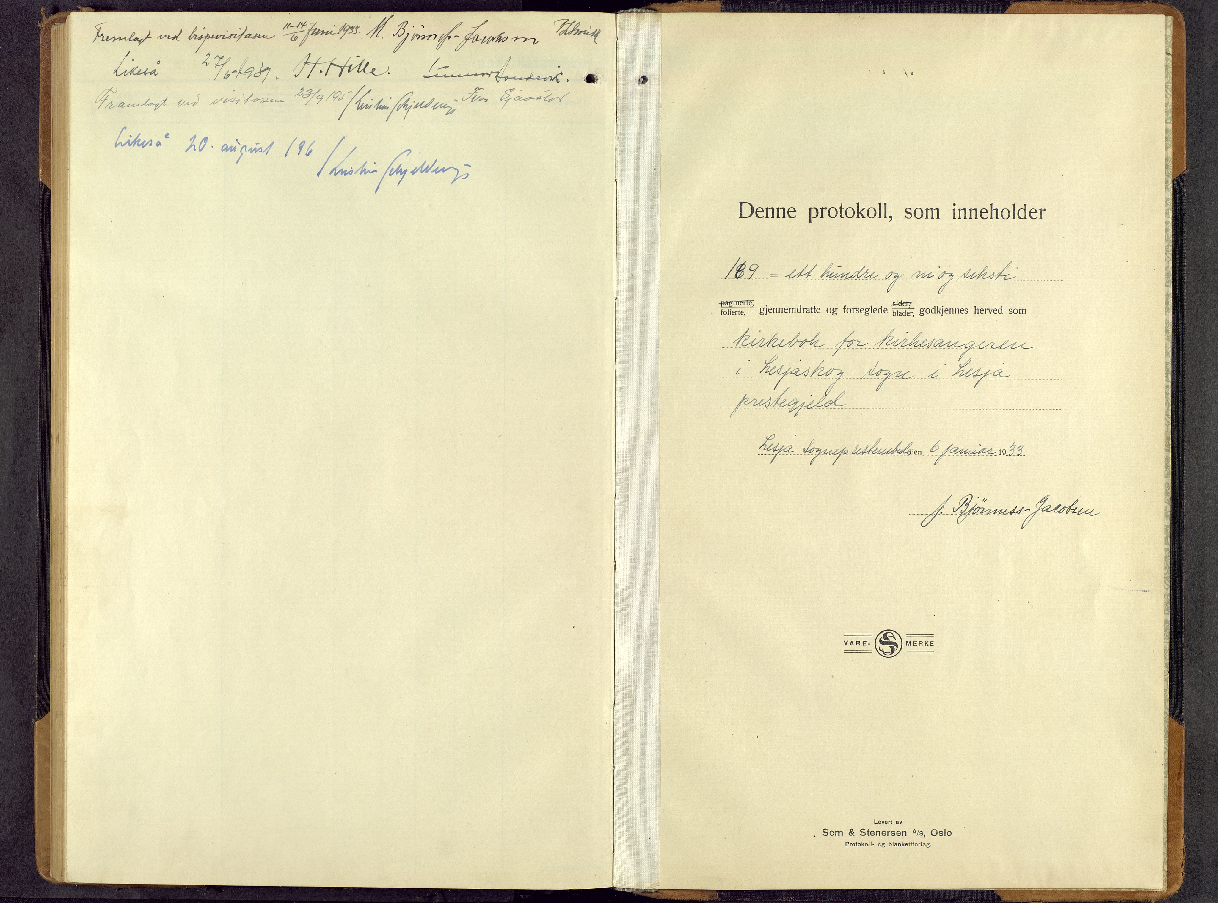 Lesja prestekontor, SAH/PREST-068/H/Ha/Hab/L0011: Parish register (copy) no. 11, 1932-1960