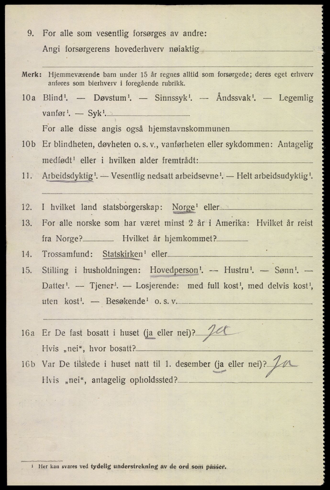 SAK, 1920 census for Konsmo, 1920, p. 1403