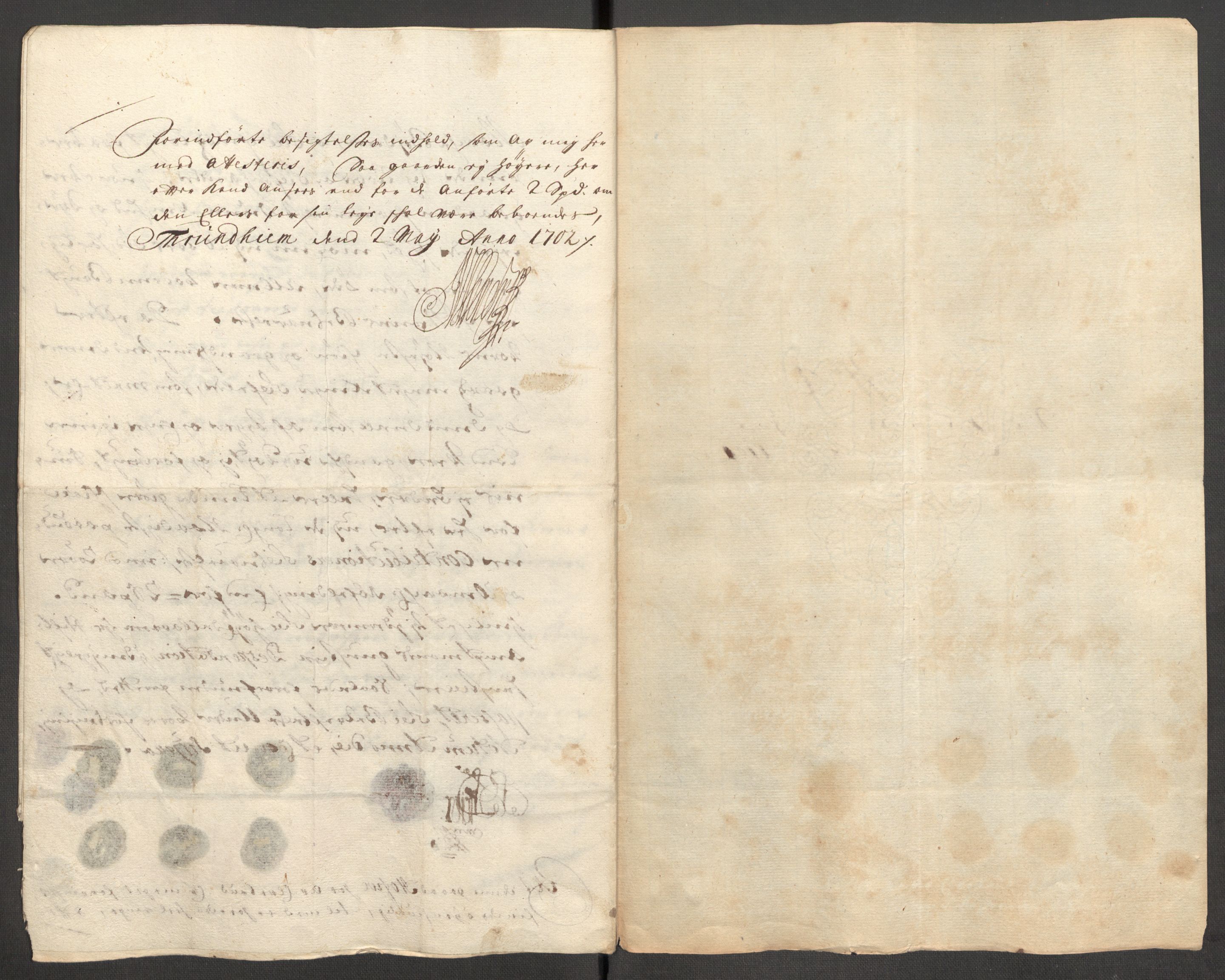 Rentekammeret inntil 1814, Reviderte regnskaper, Fogderegnskap, RA/EA-4092/R62/L4193: Fogderegnskap Stjørdal og Verdal, 1701-1702, p. 133