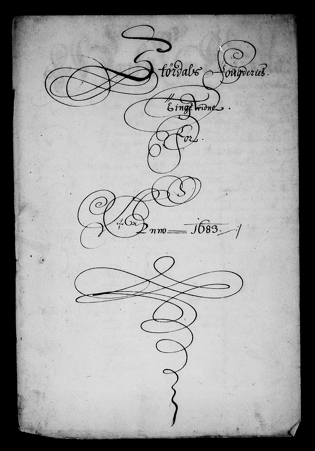 Rentekammeret inntil 1814, Reviderte regnskaper, Stiftamtstueregnskaper, Trondheim stiftamt og Nordland amt, AV/RA-EA-6044/R/Rg/L0074: Trondheim stiftamt og Nordland amt, 1683