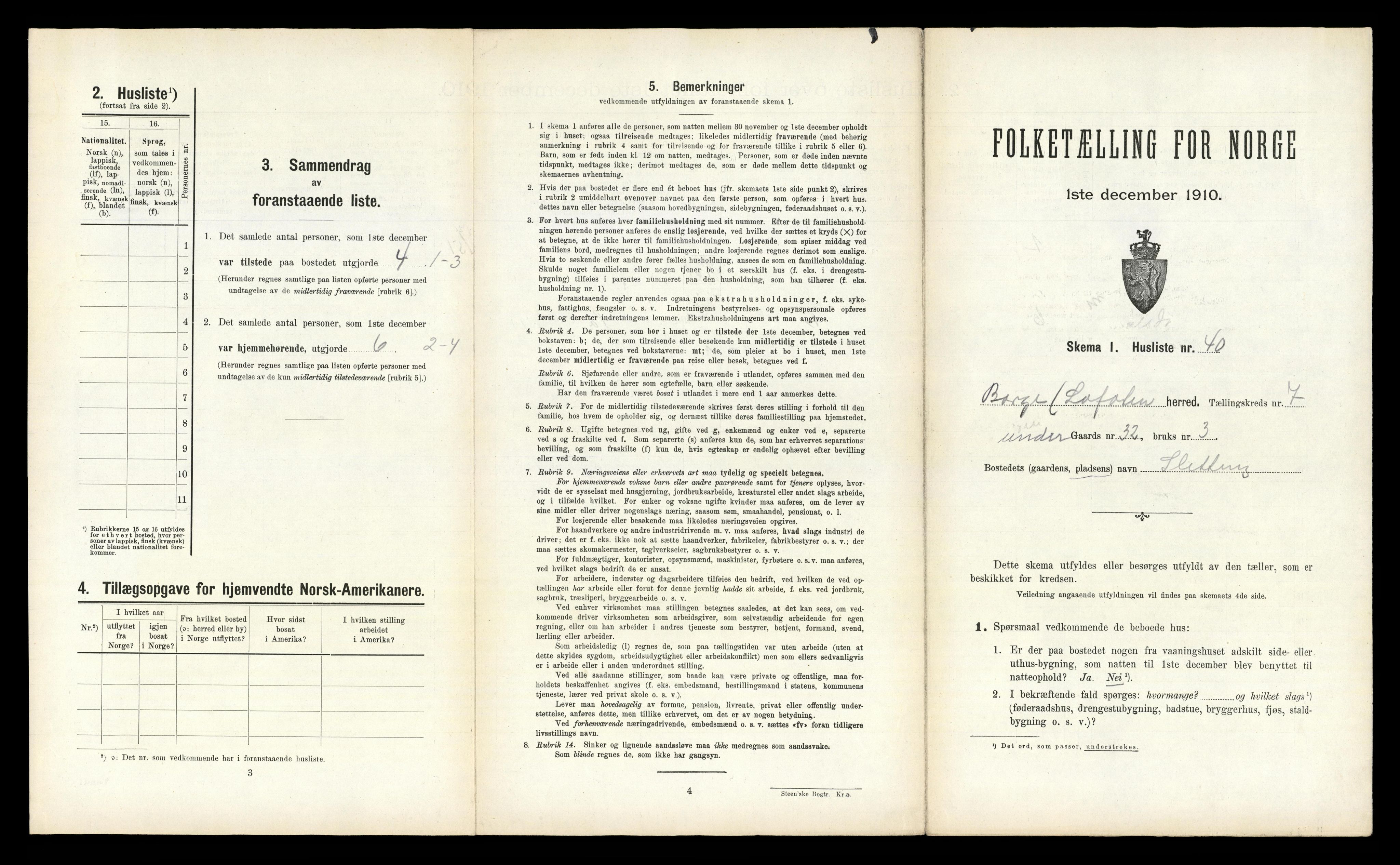 RA, 1910 census for Borge, 1910, p. 731