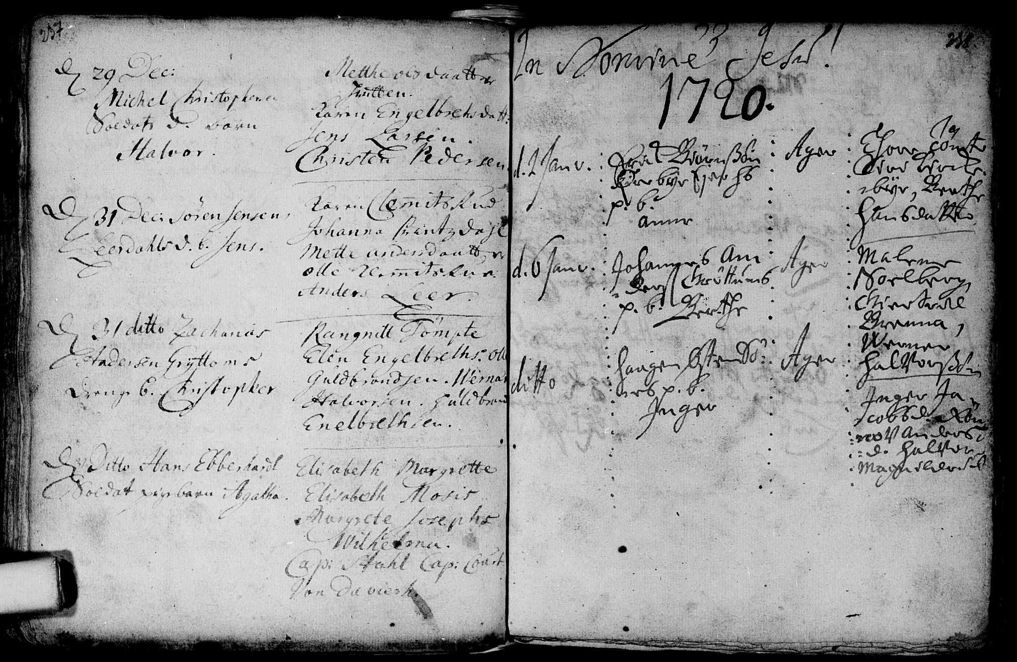 Aker prestekontor kirkebøker, AV/SAO-A-10861/F/L0002: Parish register (official) no. 2, 1714-1720, p. 237-238