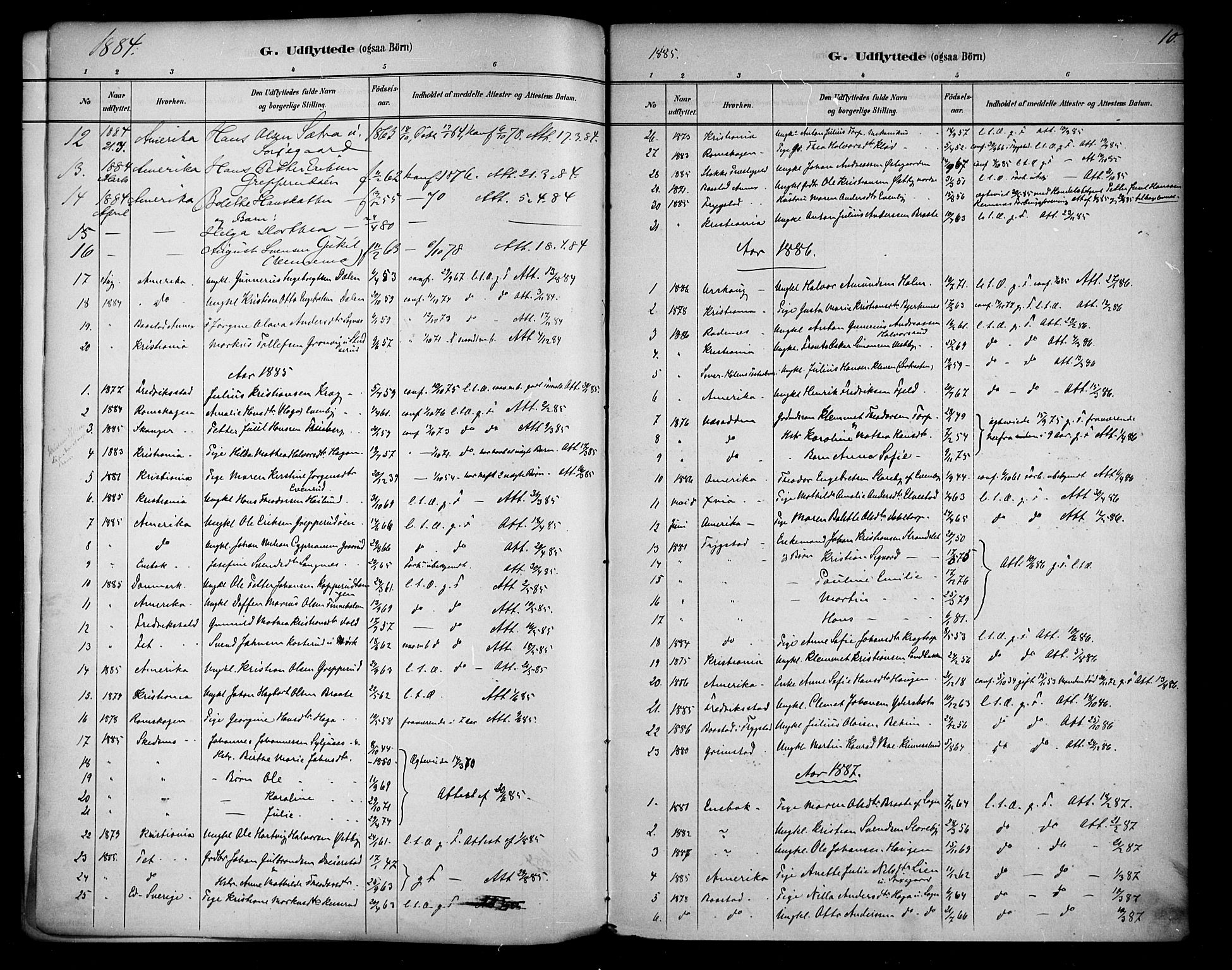 Høland prestekontor Kirkebøker, AV/SAO-A-10346a/F/Fb/L0002: Parish register (official) no. II 2, 1882-1897, p. 10