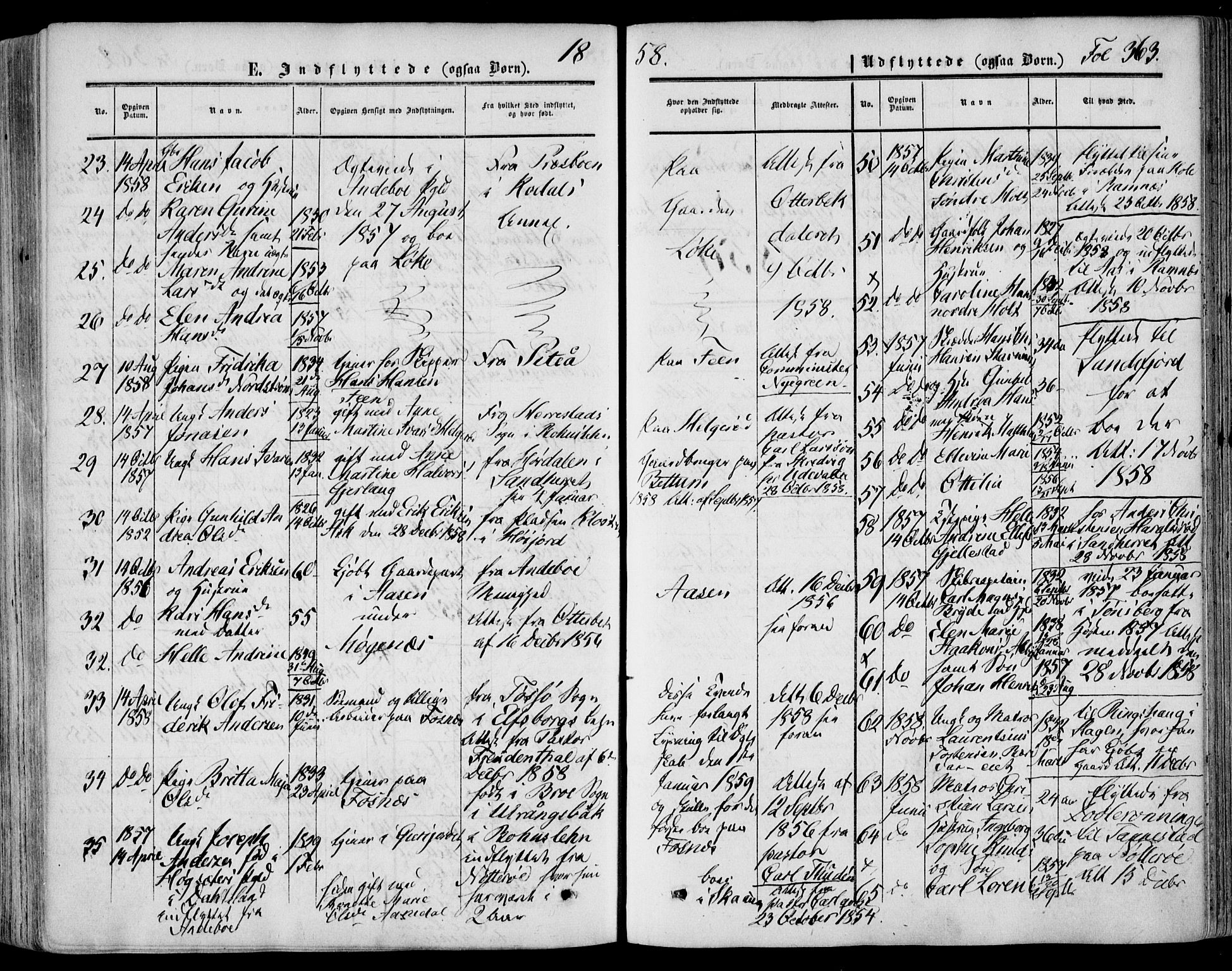 Stokke kirkebøker, AV/SAKO-A-320/F/Fa/L0008: Parish register (official) no. I 8, 1858-1871, p. 363