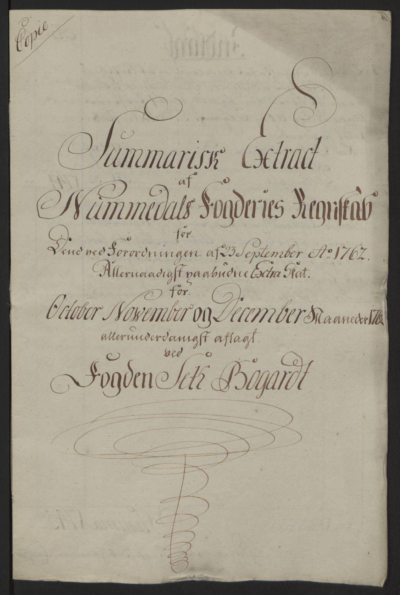 Rentekammeret inntil 1814, Reviderte regnskaper, Fogderegnskap, AV/RA-EA-4092/R64/L4502: Ekstraskatten Namdal, 1762-1772, p. 8