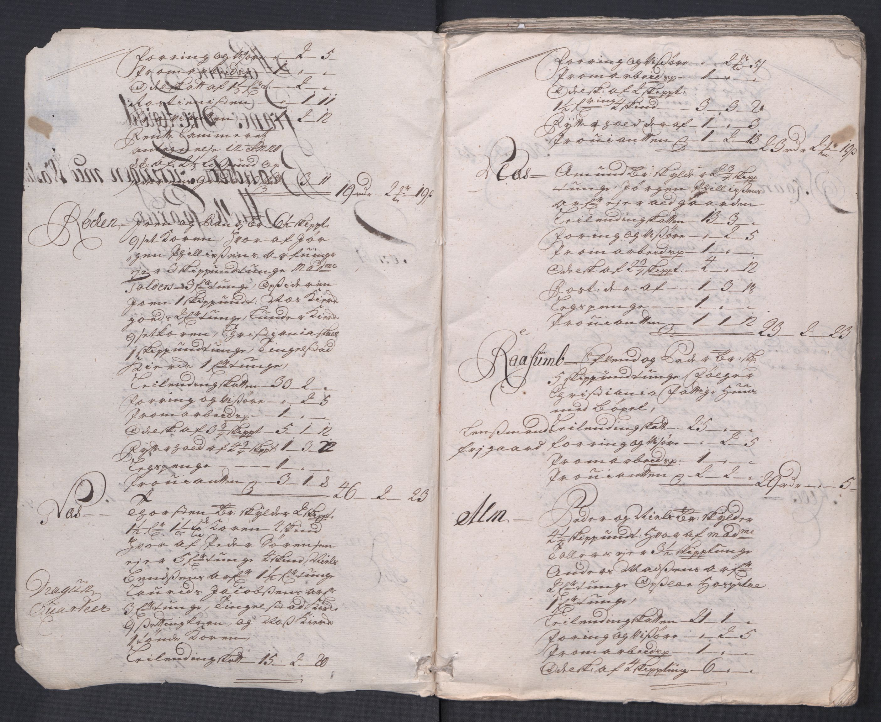 Rentekammeret inntil 1814, Reviderte regnskaper, Fogderegnskap, AV/RA-EA-4092/R18/L1309: Fogderegnskap Hadeland, Toten og Valdres, 1712, p. 20