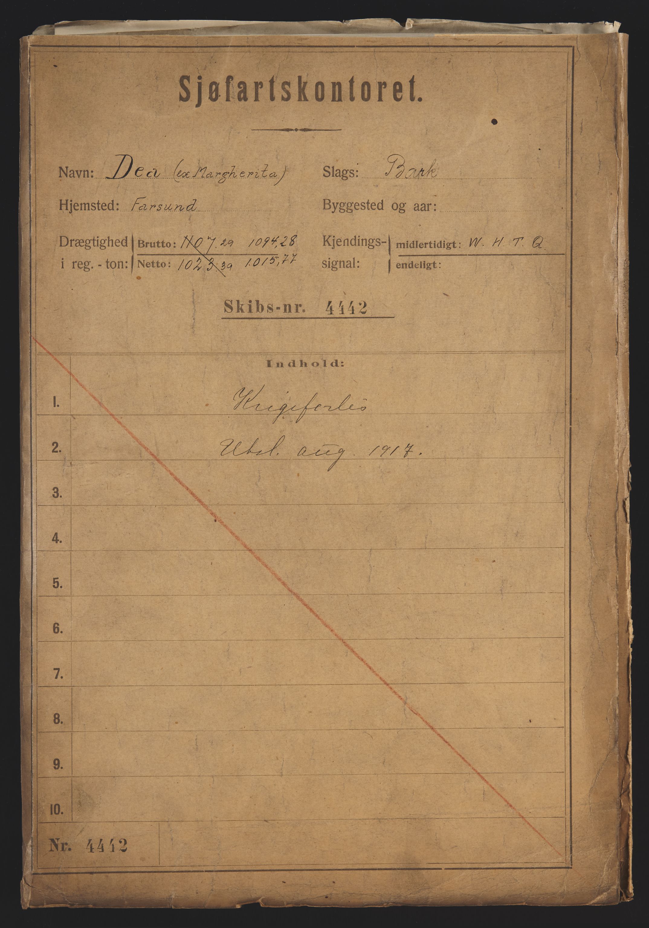 Sjøfartsdirektoratet med forløpere, skipsmapper slettede skip, AV/RA-S-4998/F/Fa/L0234: --, 1854-1920, p. 576