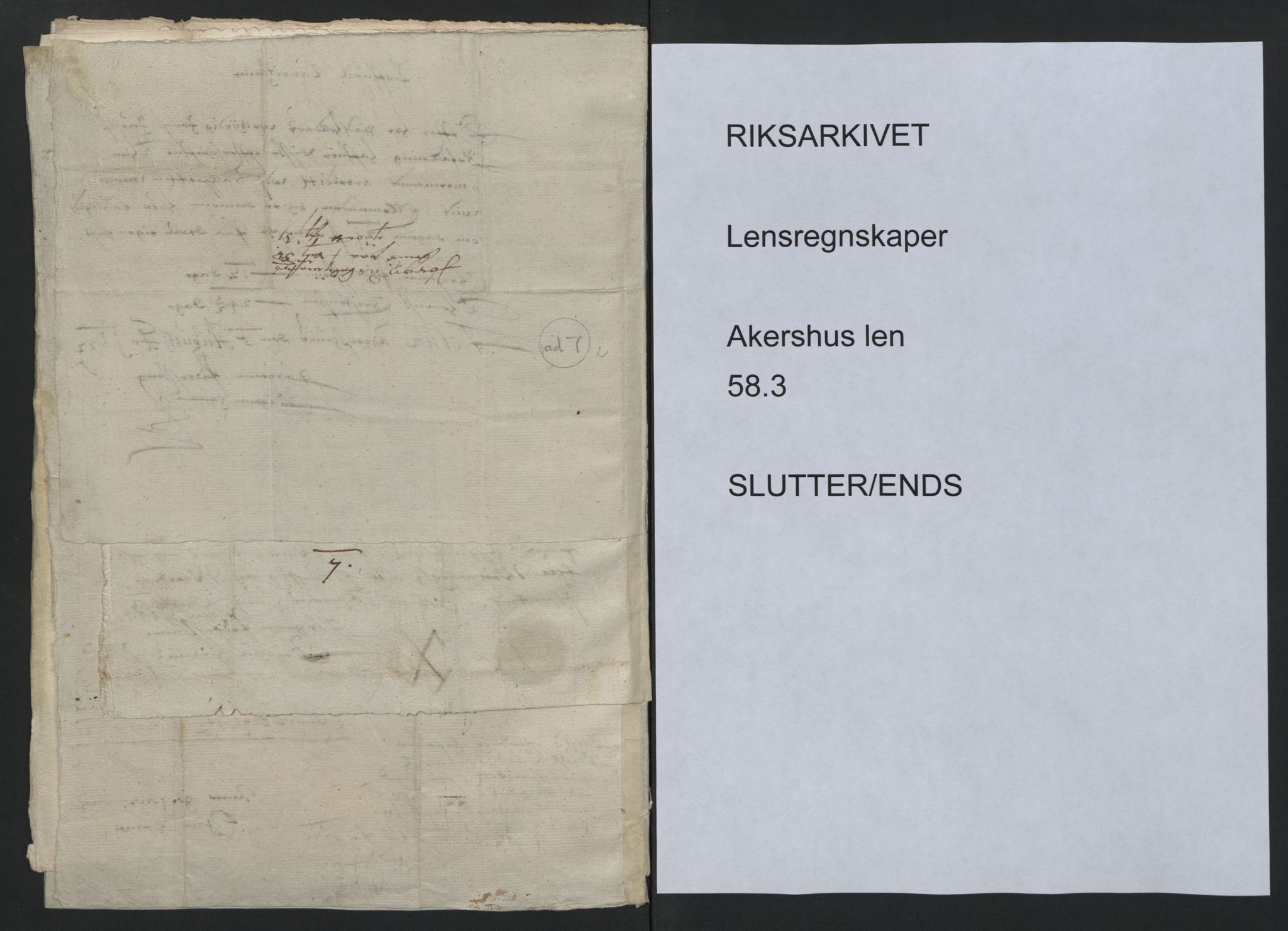 Rentekammeret inntil 1814, Reviderte regnskaper, Lensregnskaper, AV/RA-EA-5023/R/Rb/Rba/L0058: Akershus len, 1620-1622