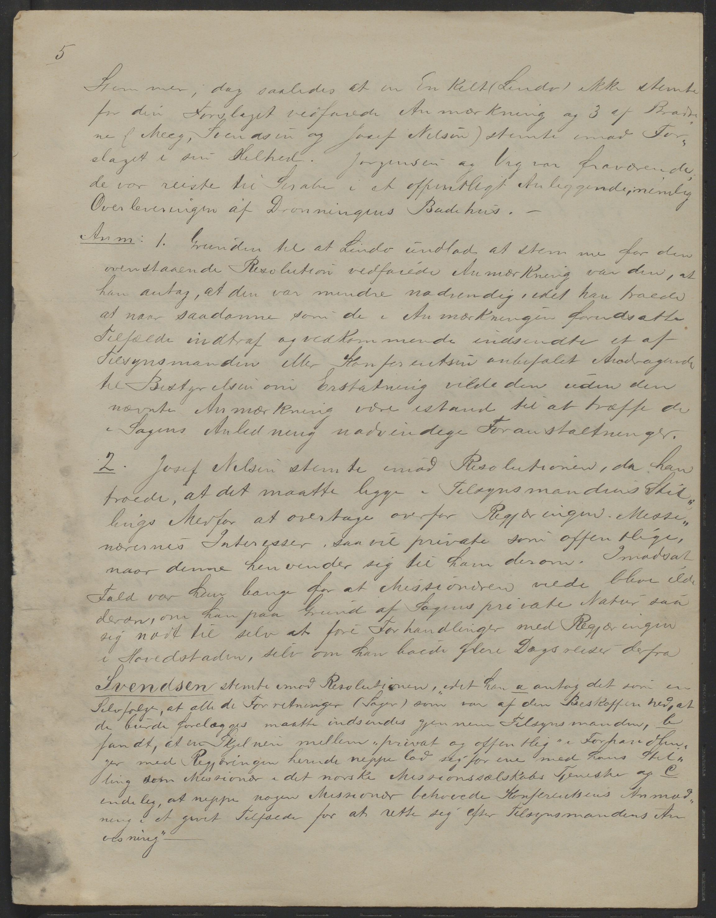 Det Norske Misjonsselskap - hovedadministrasjonen, VID/MA-A-1045/D/Da/Daa/L0036/0009: Konferansereferat og årsberetninger / Konferansereferat fra Madagaskar Innland., 1885