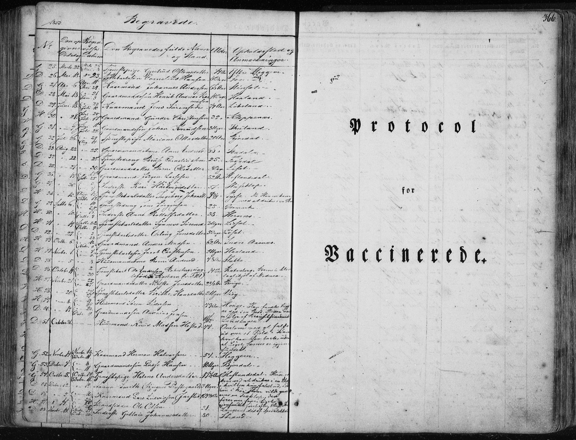 Fjaler sokneprestembete, SAB/A-79801/H/Haa/Haaa/L0006: Parish register (official) no. A 6, 1835-1884, p. 366