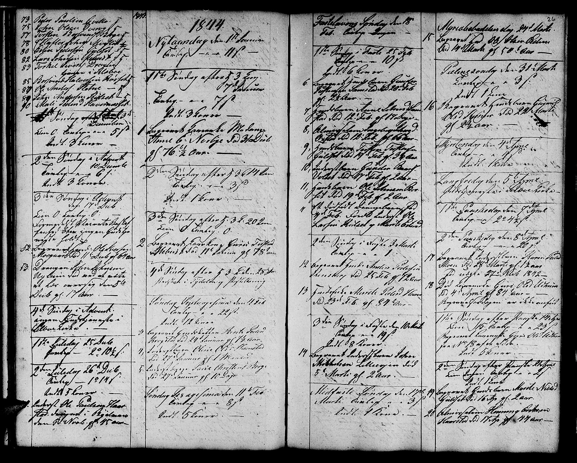 Ministerialprotokoller, klokkerbøker og fødselsregistre - Sør-Trøndelag, SAT/A-1456/695/L1154: Parish register (copy) no. 695C05, 1842-1858, p. 26