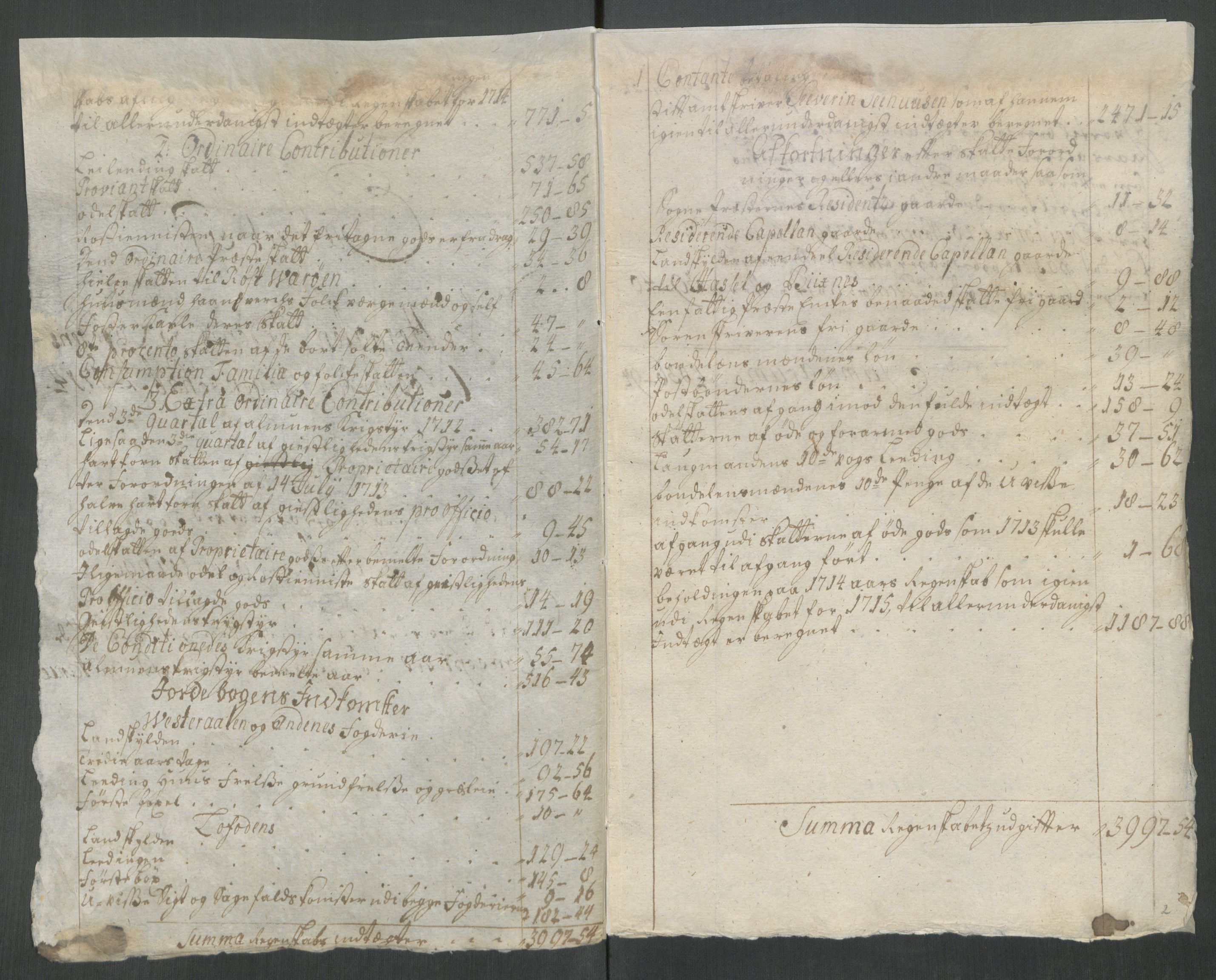 Rentekammeret inntil 1814, Reviderte regnskaper, Fogderegnskap, AV/RA-EA-4092/R67/L4680: Fogderegnskap Vesterålen, Andenes og Lofoten, 1714, p. 22