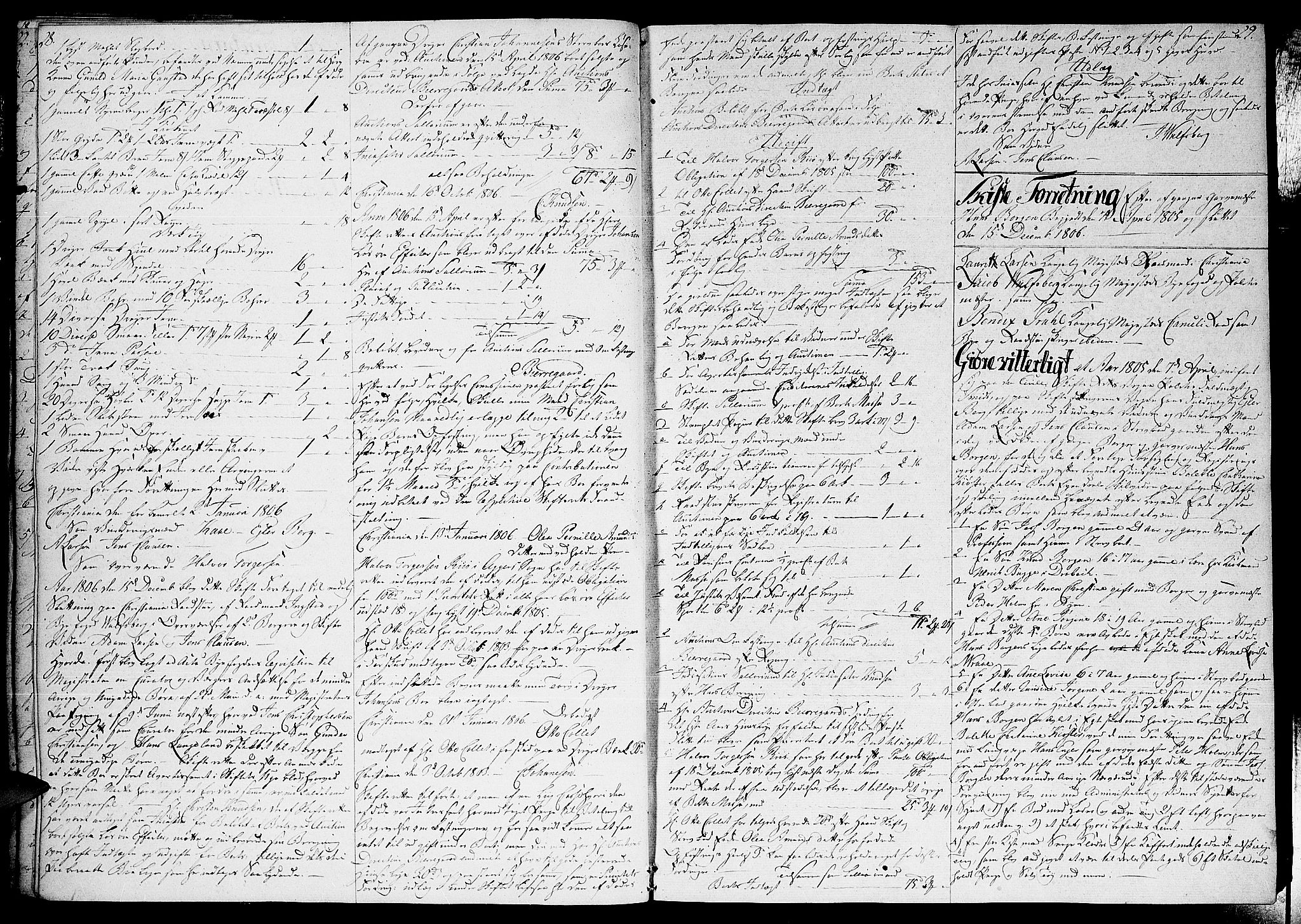Oslo skifterett, AV/SAO-A-10383/H/Ha/L0014: Skifteprotokoll, 1806-1810, p. 28-29