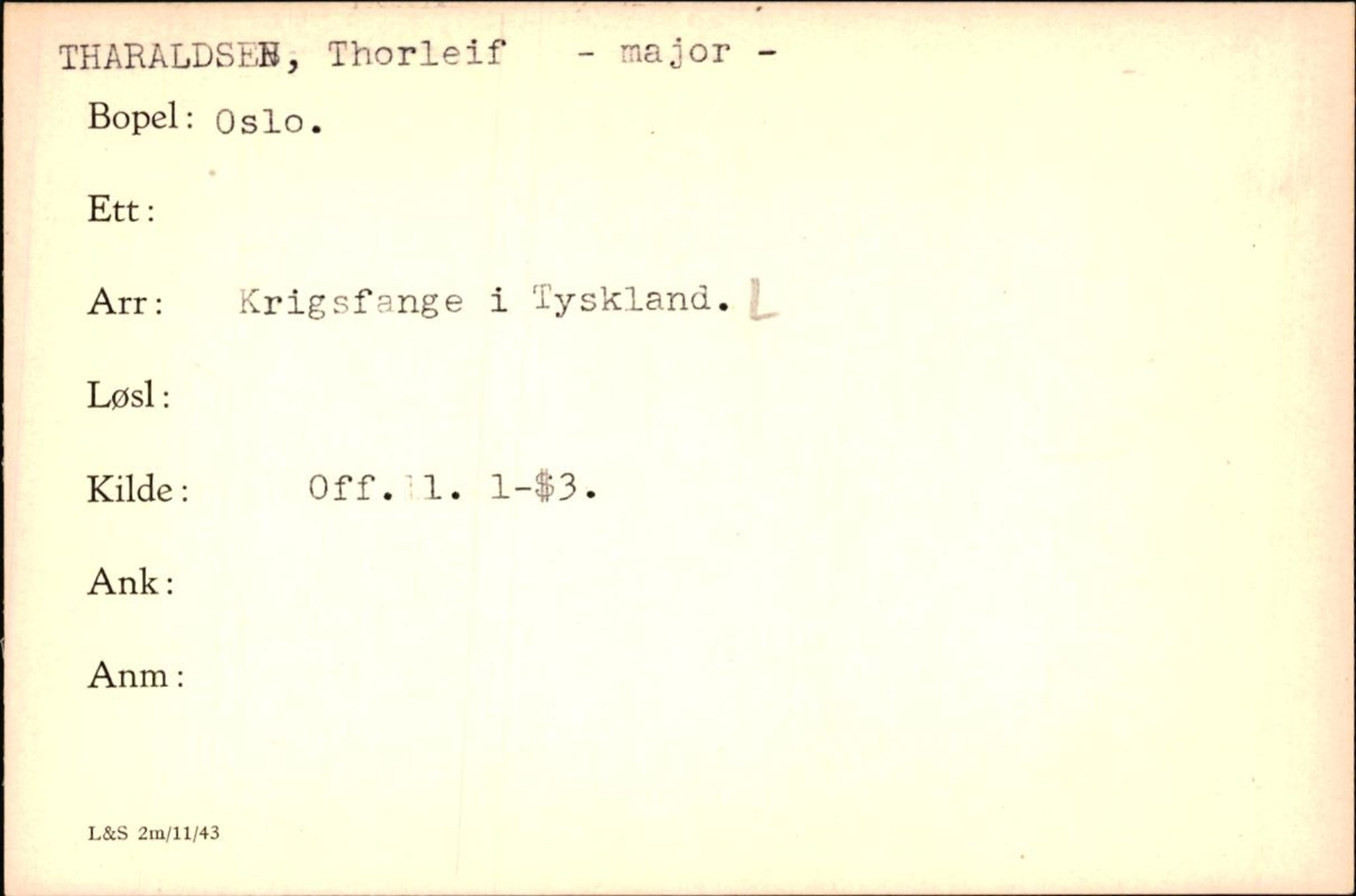 Forsvaret, Forsvarets krigshistoriske avdeling, AV/RA-RAFA-2017/Y/Yf/L0200: II-C-11-2102  -  Norske krigsfanger i Tyskland, 1940-1945, p. 1047