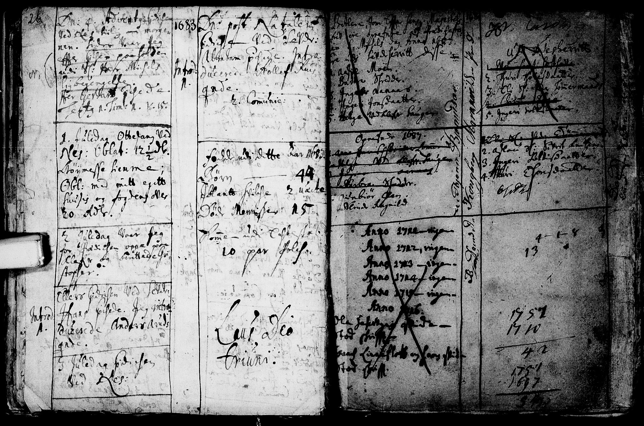 Sauherad kirkebøker, SAKO/A-298/F/Fa/L0002: Parish register (official) no. I 2, 1681-1720, p. 26-27