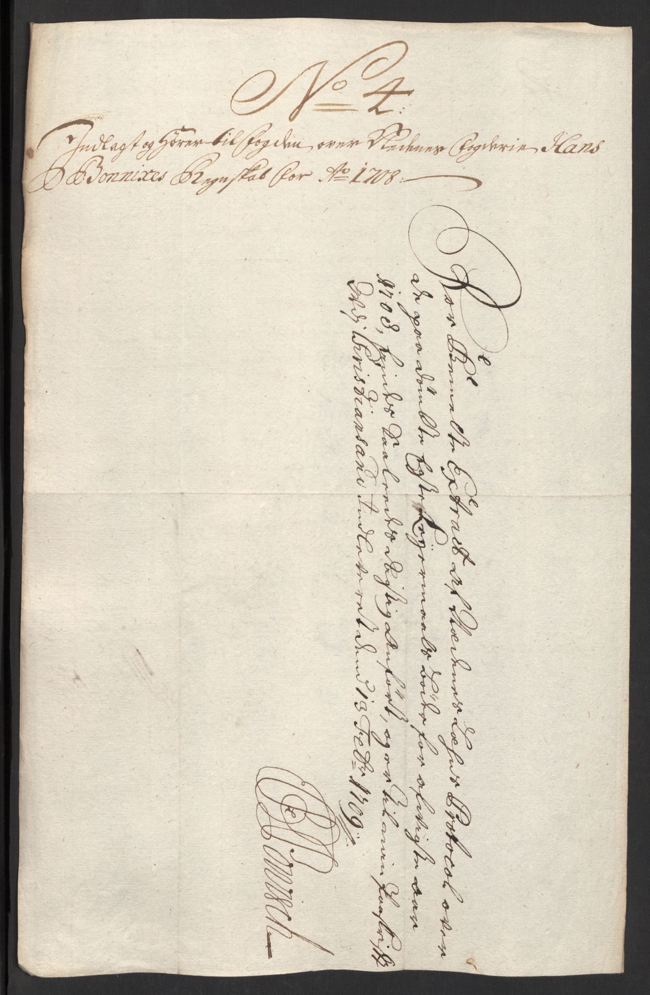 Rentekammeret inntil 1814, Reviderte regnskaper, Fogderegnskap, AV/RA-EA-4092/R39/L2318: Fogderegnskap Nedenes, 1706-1709, p. 265