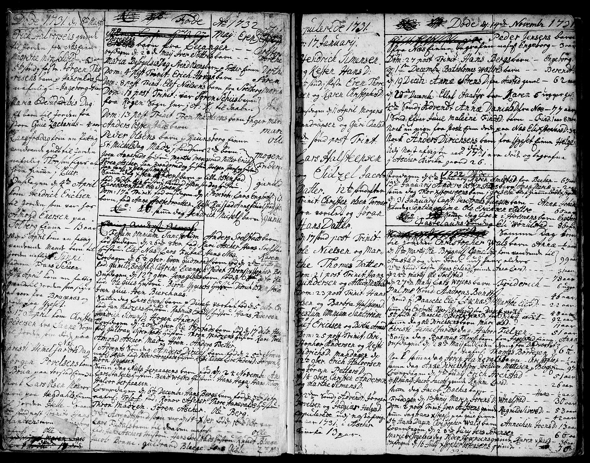 Asker prestekontor Kirkebøker, SAO/A-10256a/F/Fa/L0001: Parish register (official) no. I 1, 1726-1744, p. 7