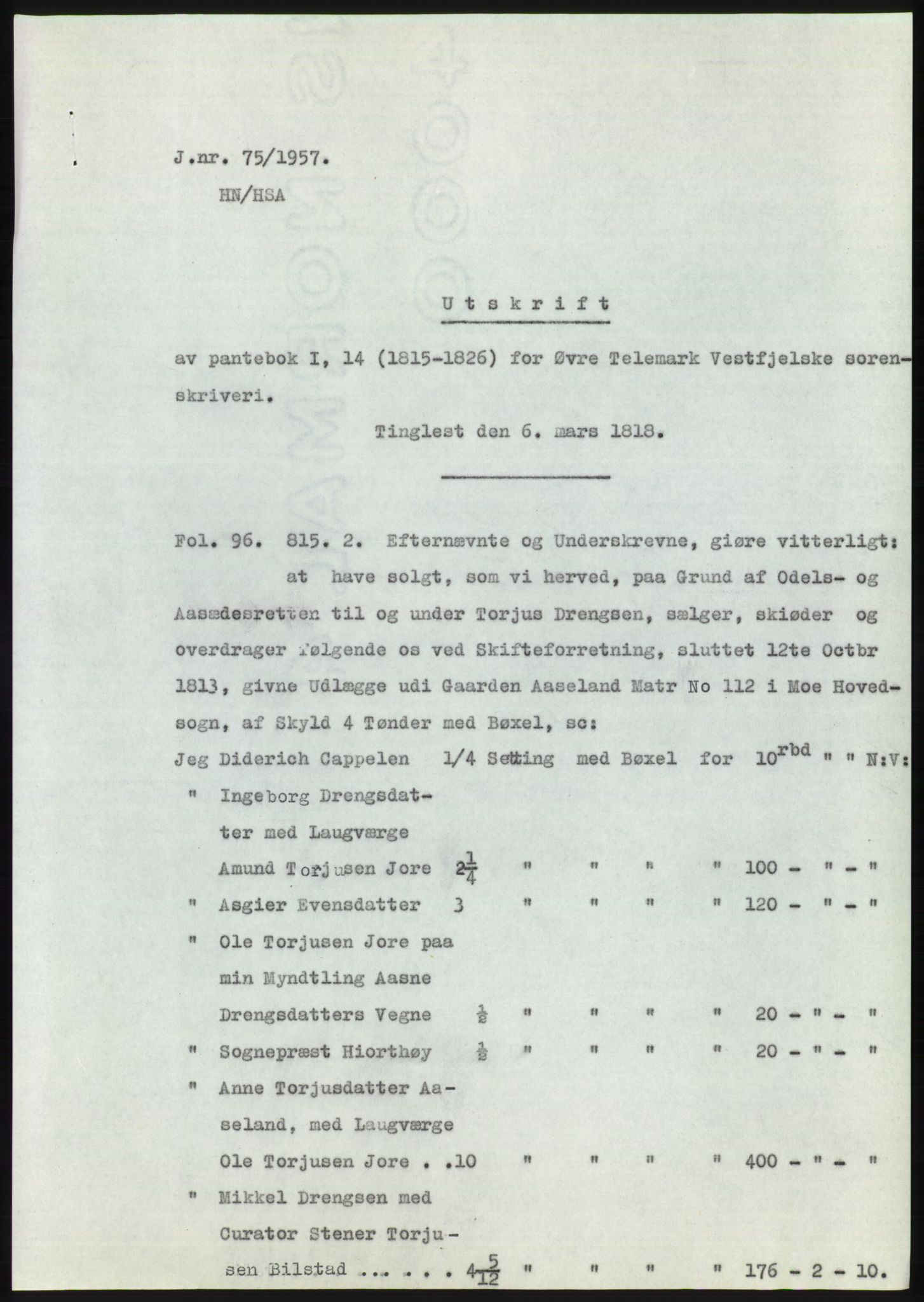 Statsarkivet i Kongsberg, SAKO/A-0001, 1956-1957, p. 120