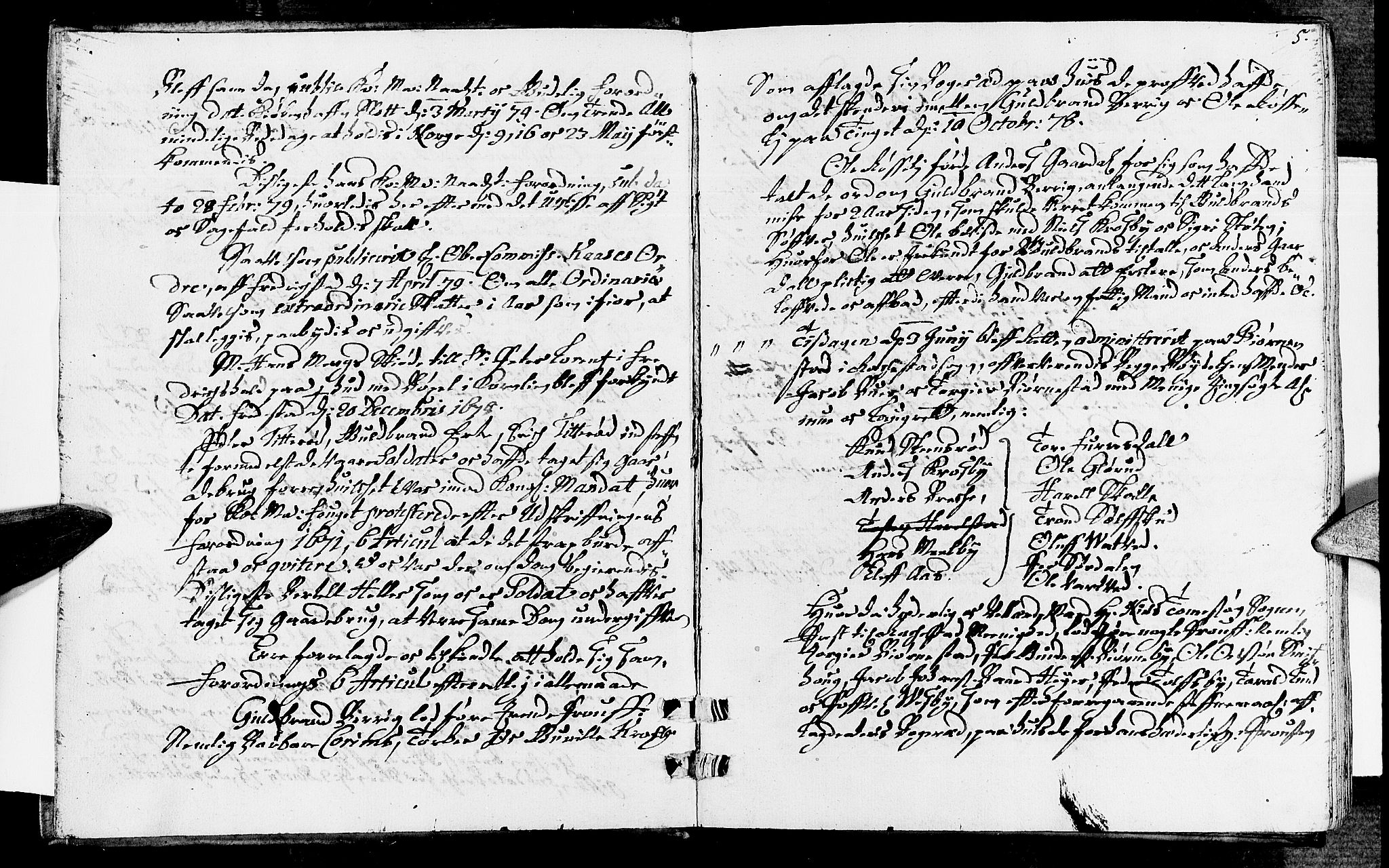 Rakkestad sorenskriveri, SAO/A-10686/F/Fb/L0027: Tingbøker, 1679-1681, p. 4b-5a
