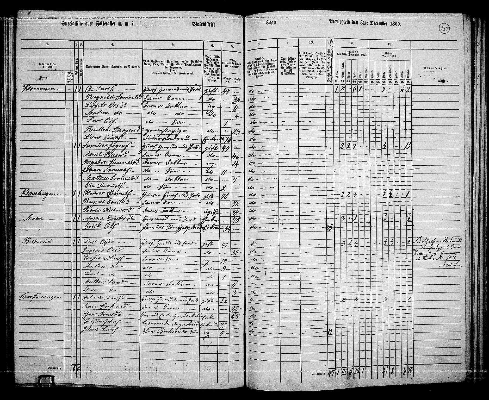 RA, 1865 census for Øyer, 1865, p. 123