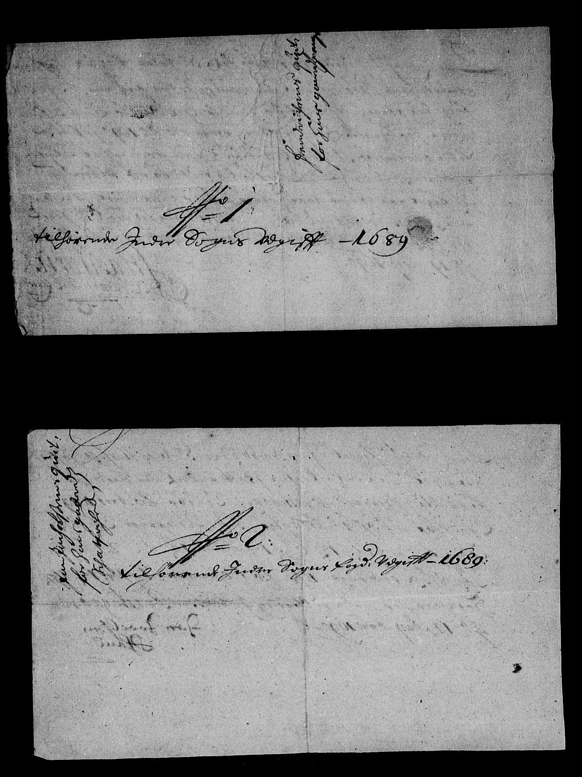 Rentekammeret inntil 1814, Reviderte regnskaper, Stiftamtstueregnskaper, Bergen stiftamt, AV/RA-EA-6043/R/Rc/L0091: Bergen stiftamt, 1689