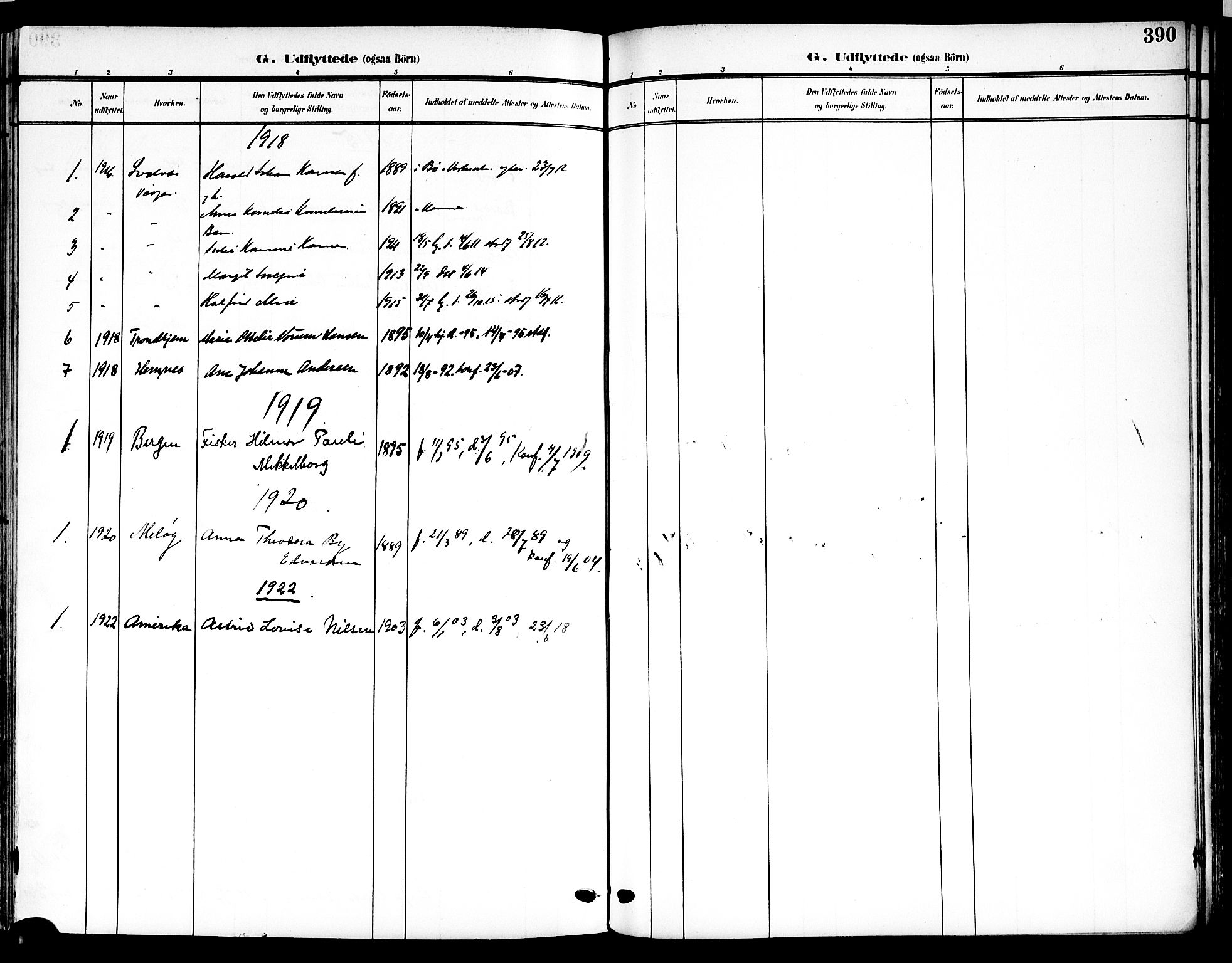 Ministerialprotokoller, klokkerbøker og fødselsregistre - Nordland, AV/SAT-A-1459/839/L0569: Parish register (official) no. 839A06, 1903-1922, p. 390