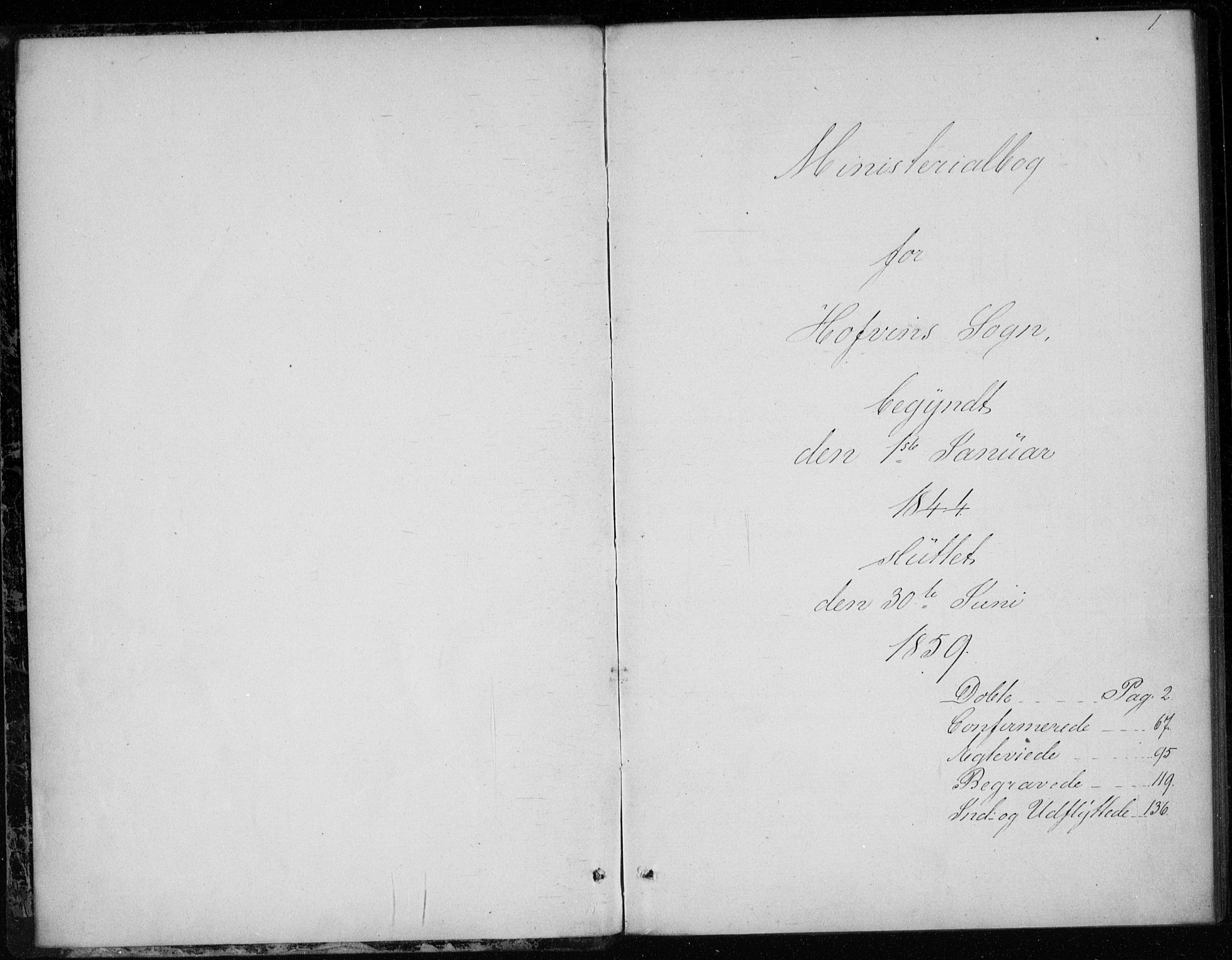 Gransherad kirkebøker, SAKO/A-267/F/Fb/L0003: Parish register (official) no. II 3, 1844-1859, p. 1