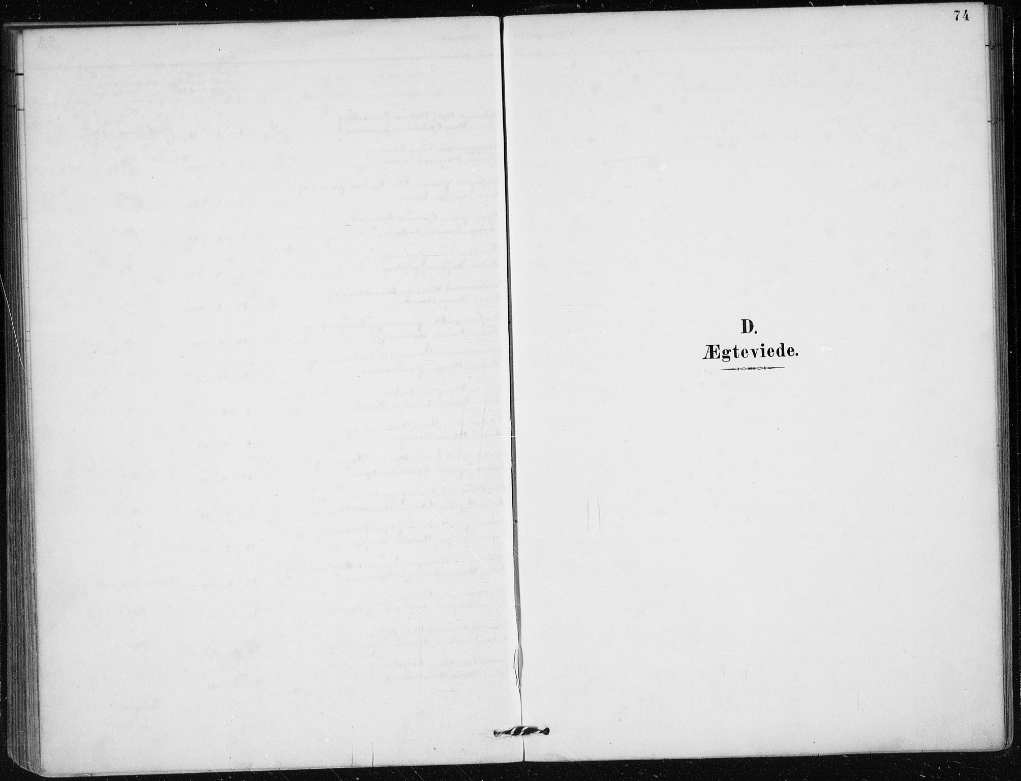Mariakirken Sokneprestembete, AV/SAB-A-76901/H/Haa/L0013: Parish register (official) no. C 1, 1889-1900, p. 74