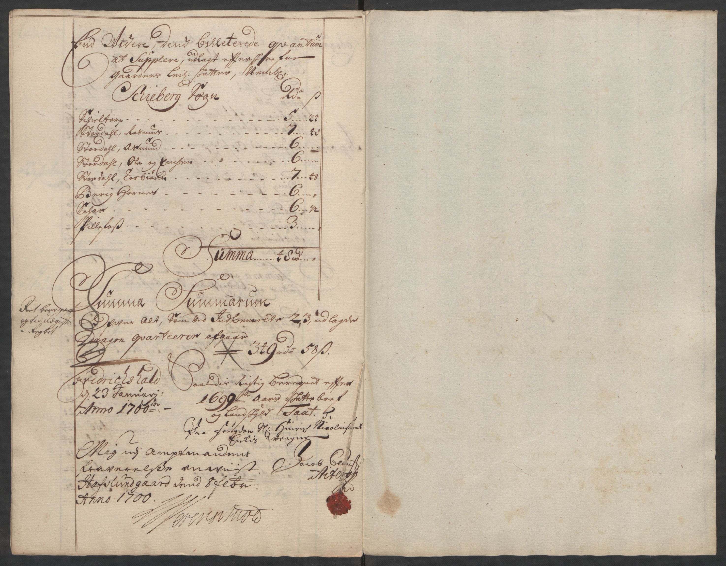 Rentekammeret inntil 1814, Reviderte regnskaper, Fogderegnskap, RA/EA-4092/R01/L0014: Fogderegnskap Idd og Marker, 1699, p. 126