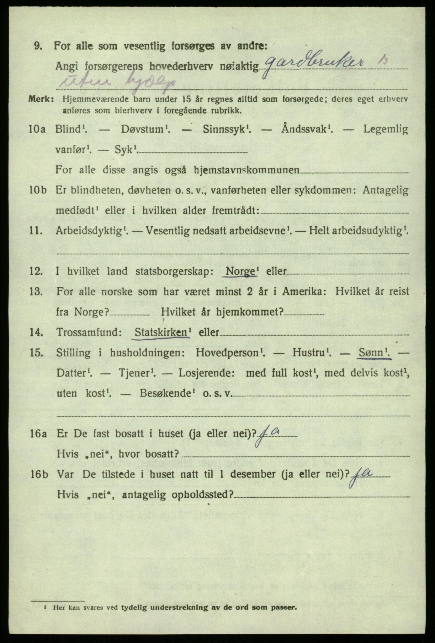 SAB, 1920 census for Herdla, 1920, p. 4370