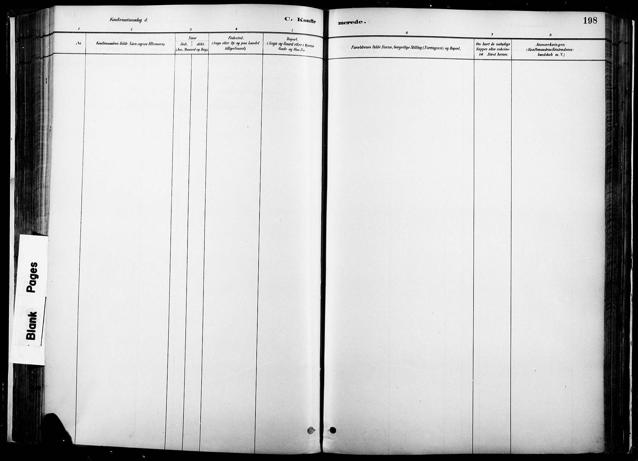 Vinger prestekontor, AV/SAH-PREST-024/H/Ha/Haa/L0014: Parish register (official) no. 14, 1881-1900, p. 198