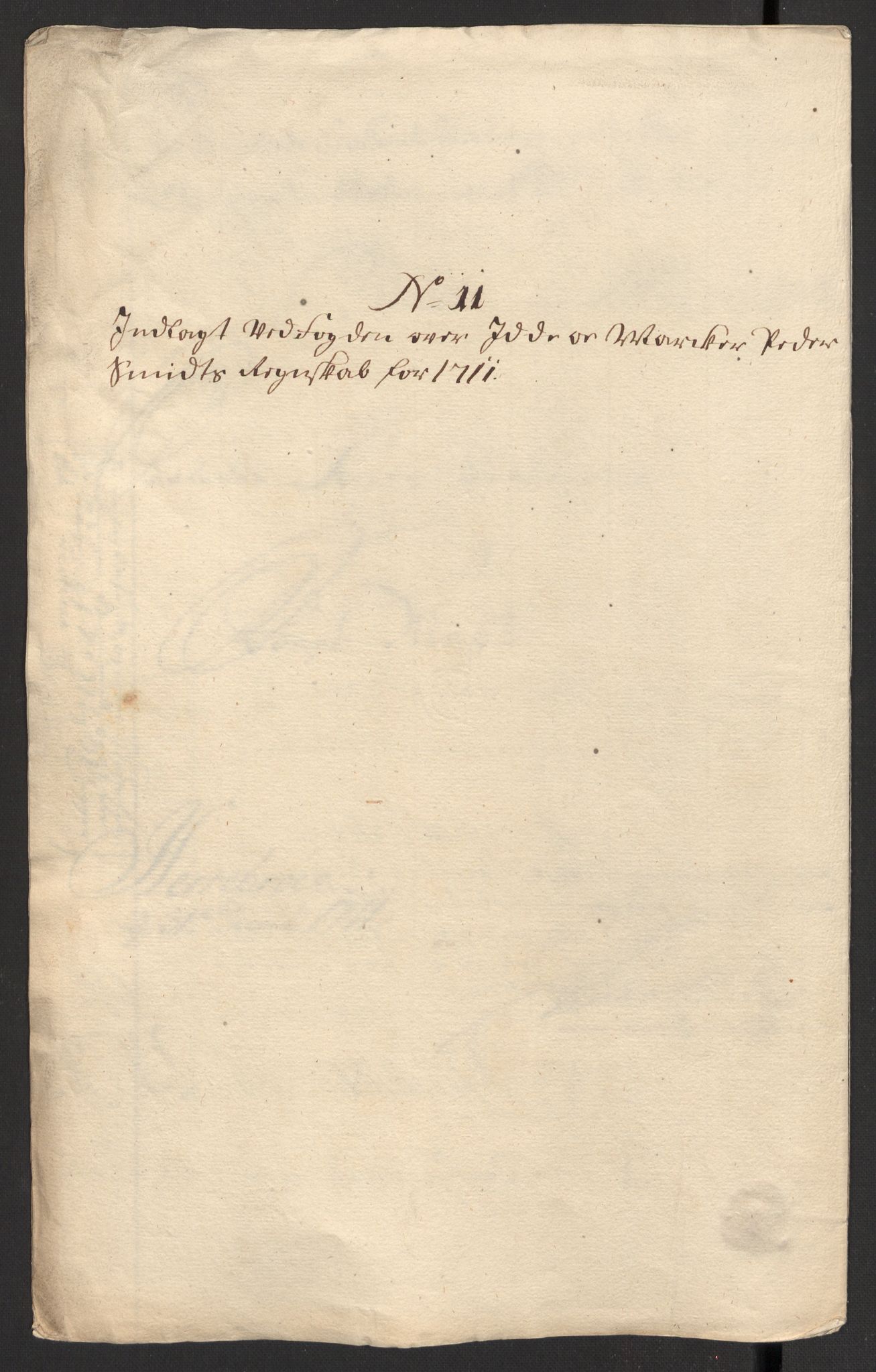 Rentekammeret inntil 1814, Reviderte regnskaper, Fogderegnskap, RA/EA-4092/R01/L0020: Fogderegnskap Idd og Marker, 1711, p. 91