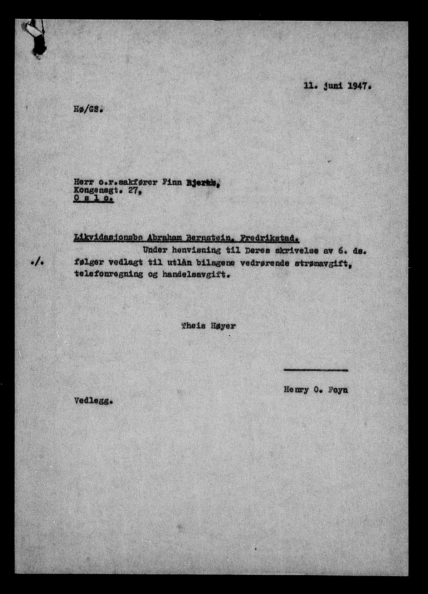 Justisdepartementet, Tilbakeføringskontoret for inndratte formuer, AV/RA-S-1564/H/Hc/Hcd/L0991: --, 1945-1947, p. 164