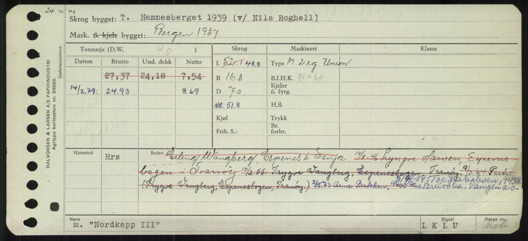 Sjøfartsdirektoratet med forløpere, Skipsmålingen, RA/S-1627/H/Ha/L0004/0001: Fartøy, Mas-R / Fartøy, Mas-Odd, p. 645