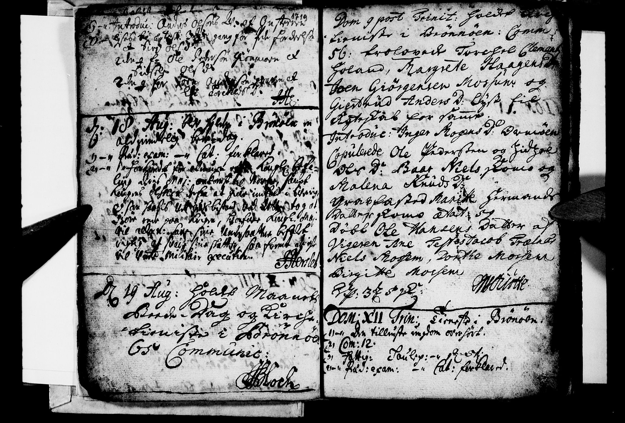 Ministerialprotokoller, klokkerbøker og fødselsregistre - Nordland, AV/SAT-A-1459/813/L0194: Parish register (official) no. 813A04, 1719-1758, p. 7